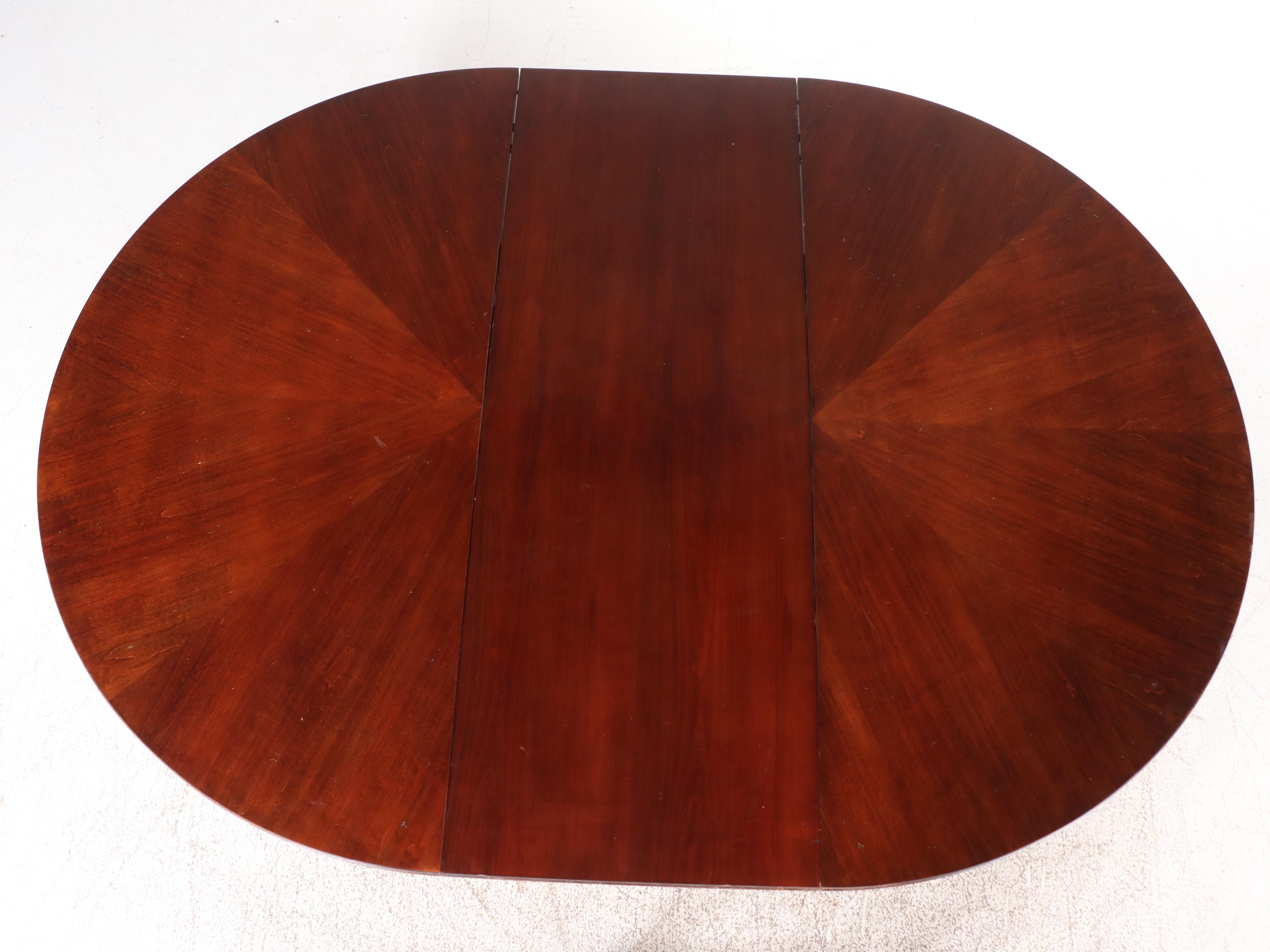 Ethan Allen Wooden Extendable Dining Table, Late 20th Century