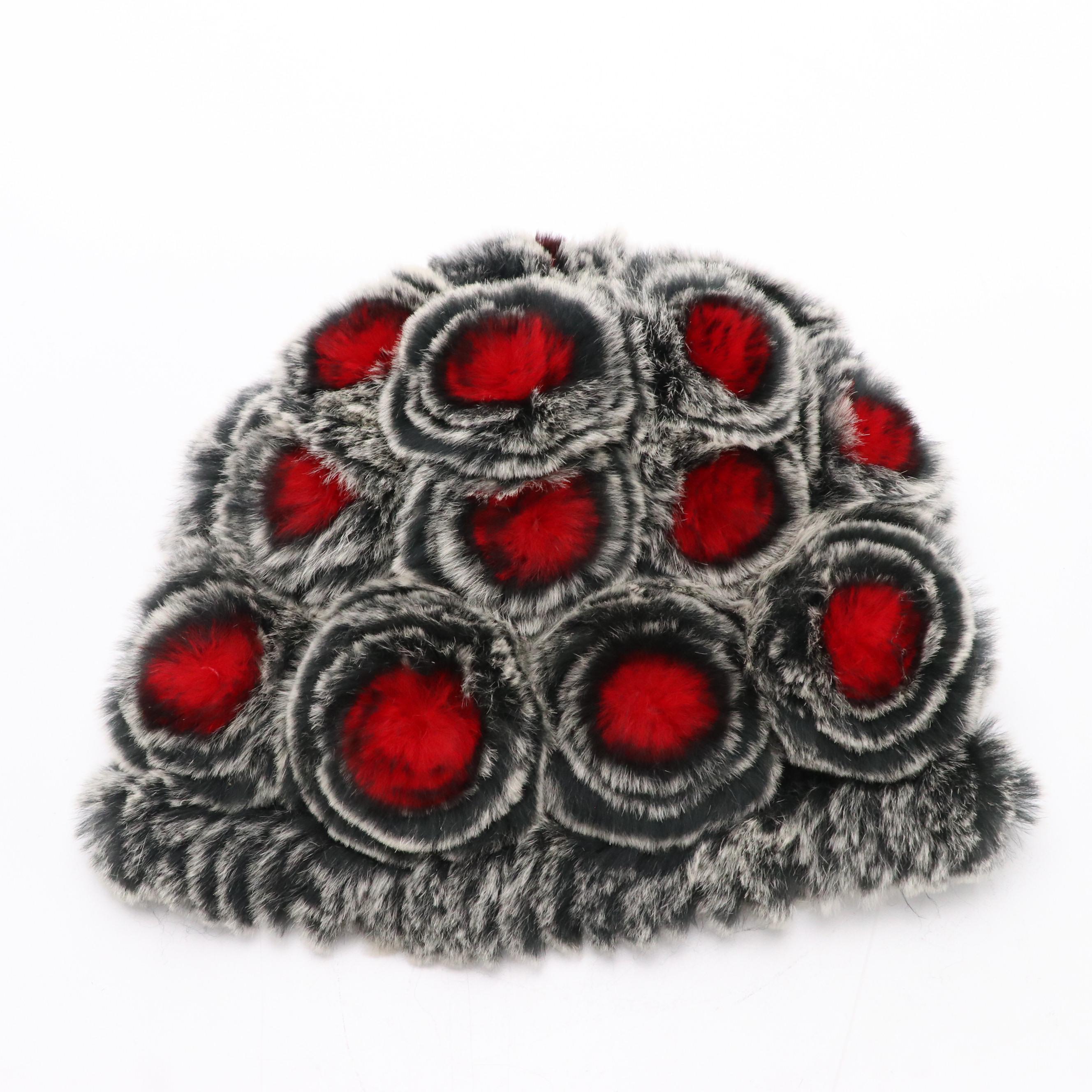 Donna Salyers Faux Wolf Fur Russian Style Hat, Other Faux Fur Beanie