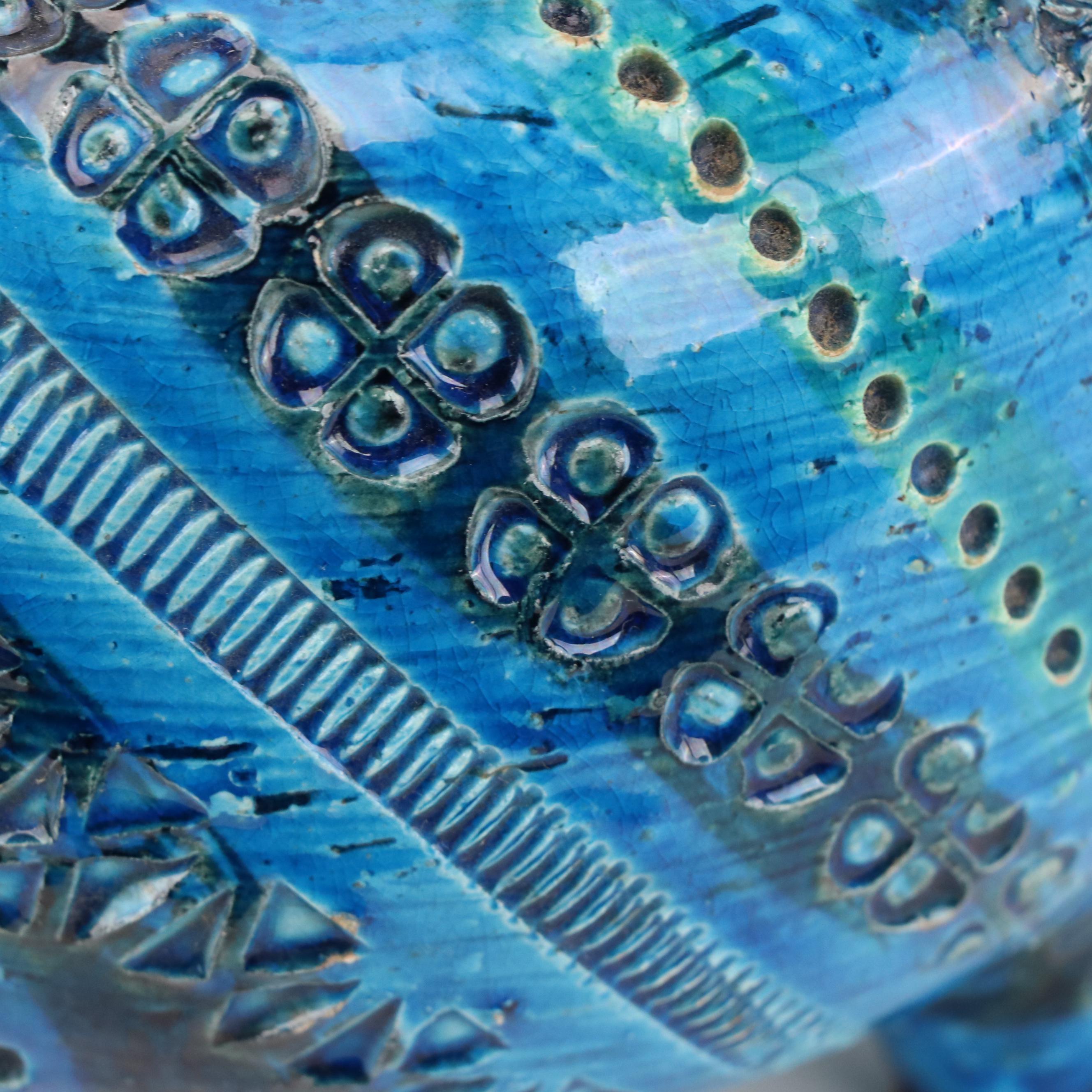 Aldo Londi for Bitossi "Rimini Blue" Ceramic Bulldog, Mid-20th Century