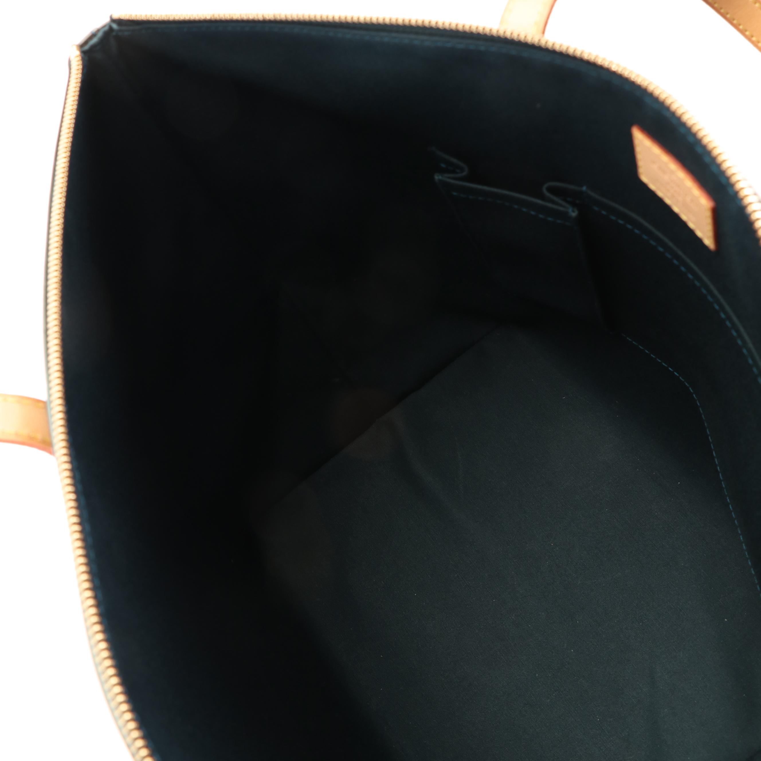 Louis Vuitton Bellevue Tote in Emerald Monogram Vernis Leather