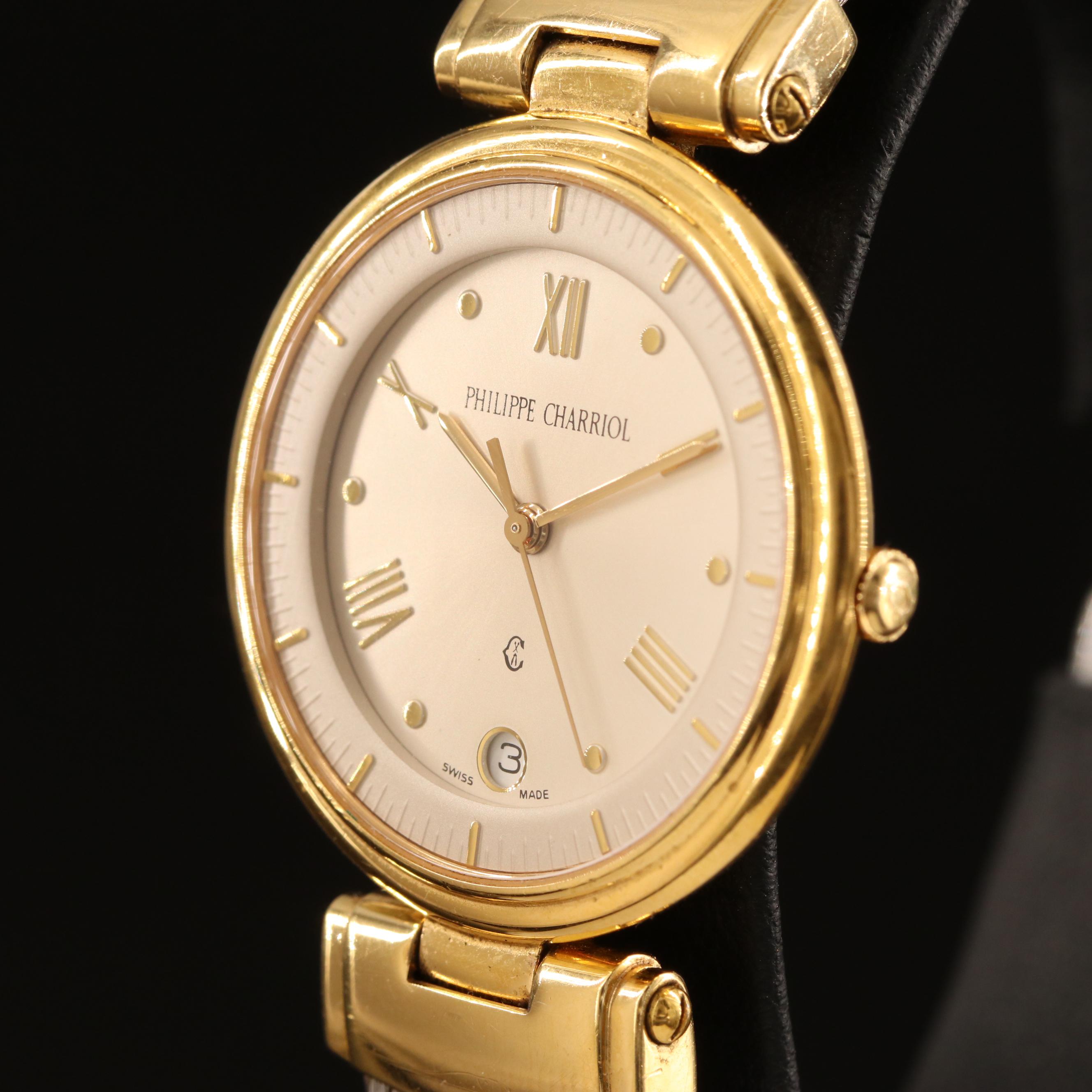 Philippe Charriol Date Two-Tone Watch