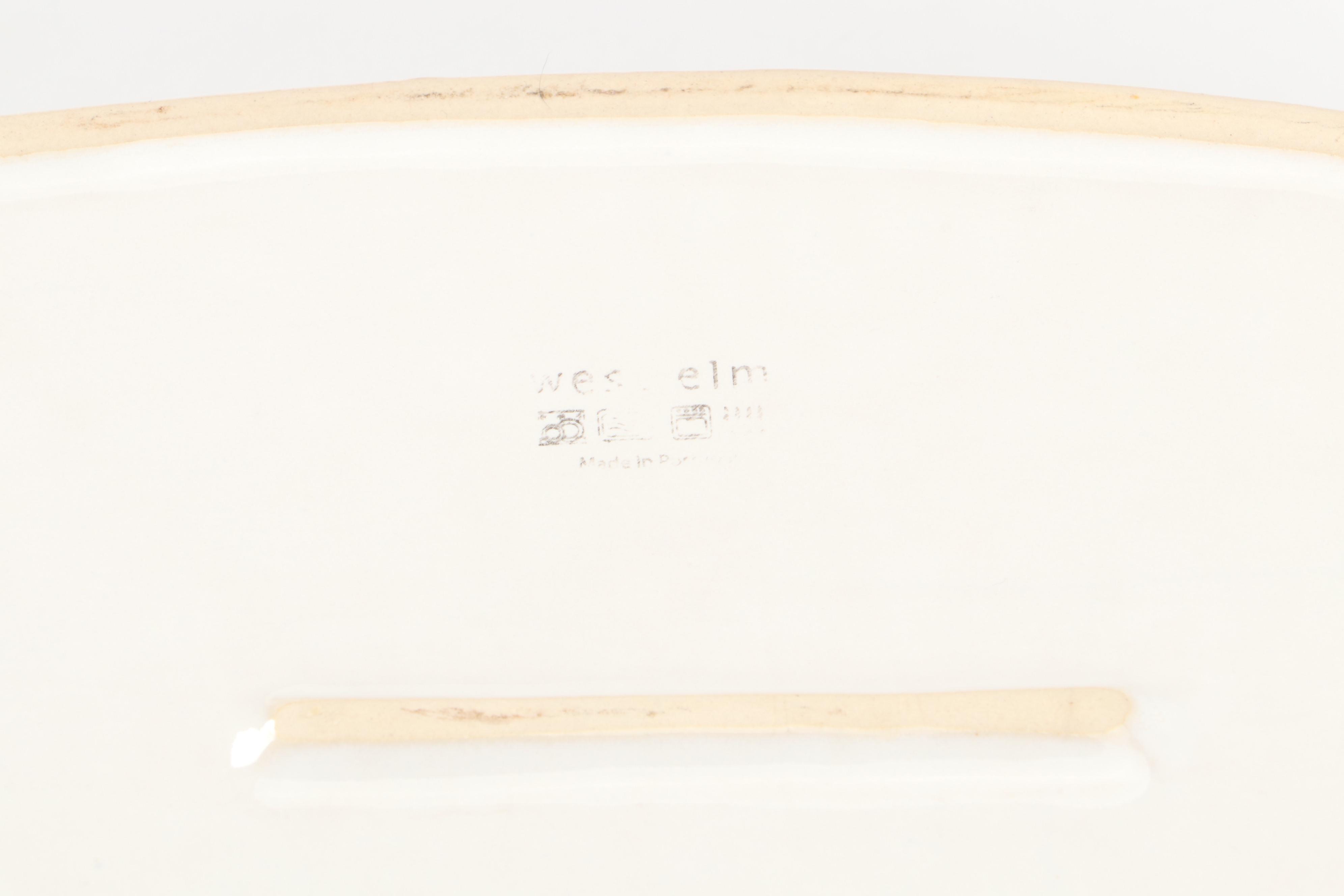 West Elm Ceramic Reactive Glaze Serving Bowls