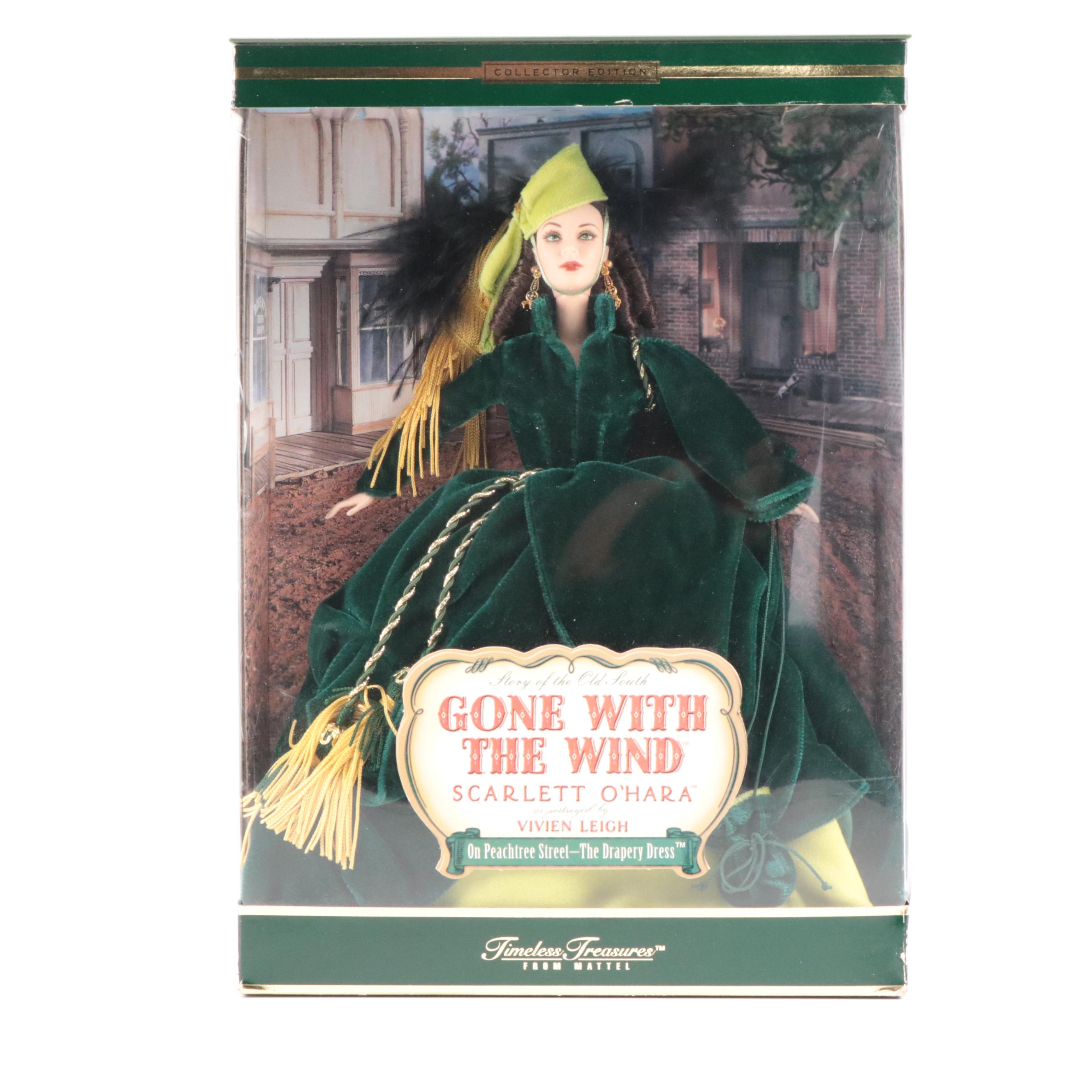 Mattel "Gone with the Wind Scarlett O'Hara" and More Barbie Vinyl Dolls