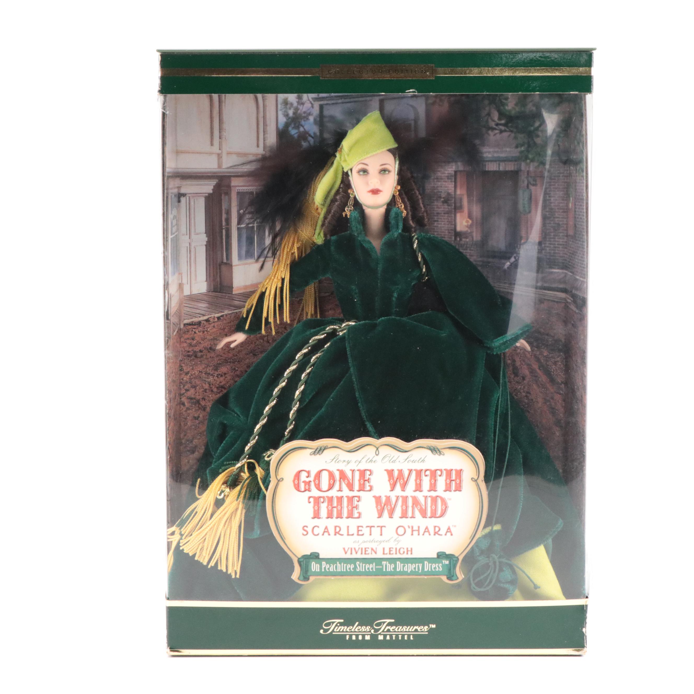 Mattel "Gone with the Wind Scarlett O'Hara" and More Barbie Vinyl Dolls