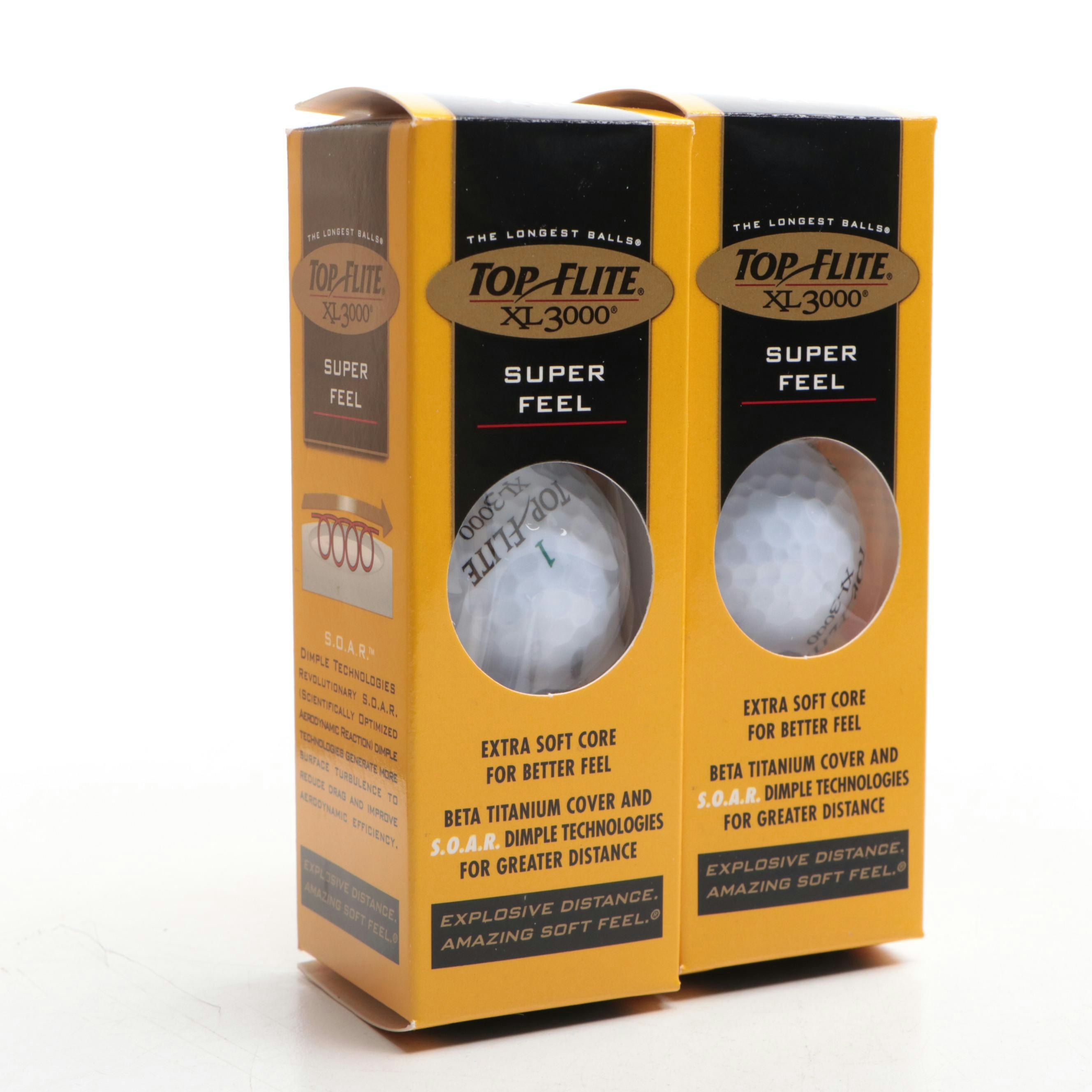 Top Flite XL 3000 Super Feel Nature Valley Branded Golf Balls