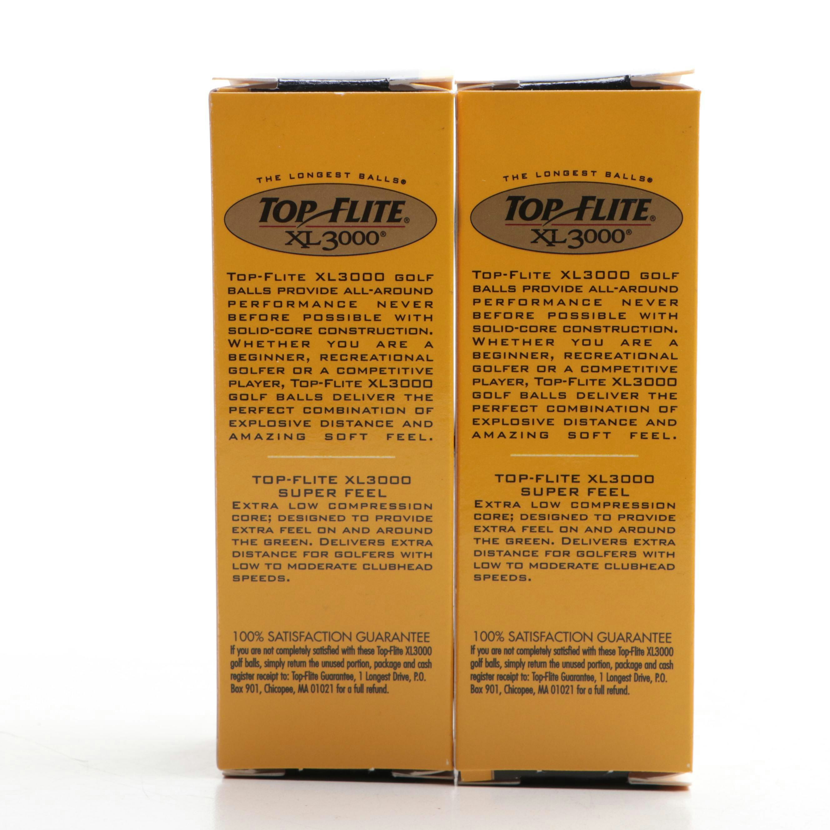 Top Flite XL 3000 Super Feel Nature Valley Branded Golf Balls