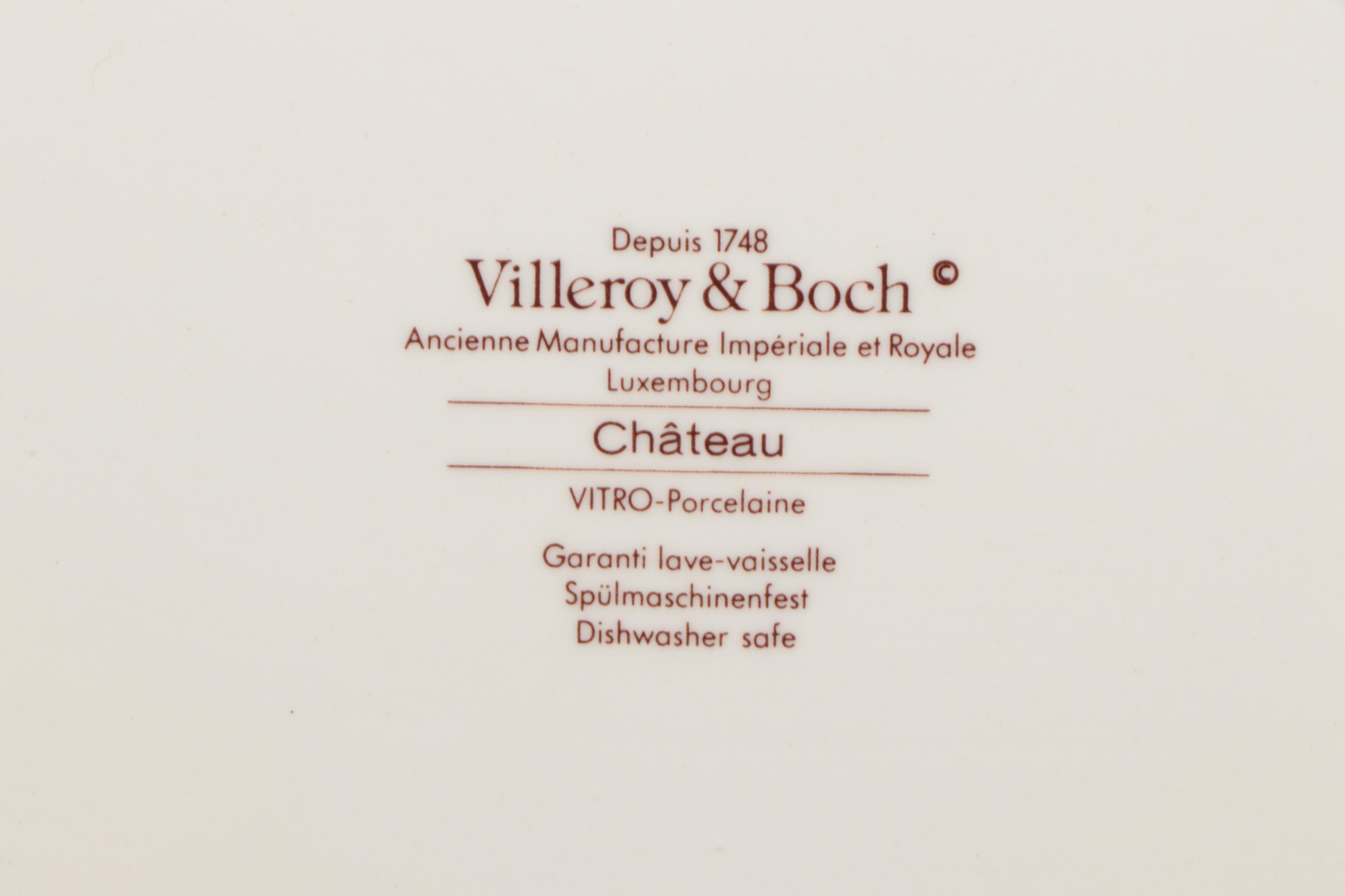 Villeroy & Boch "Château" Porcelain Dinnerware