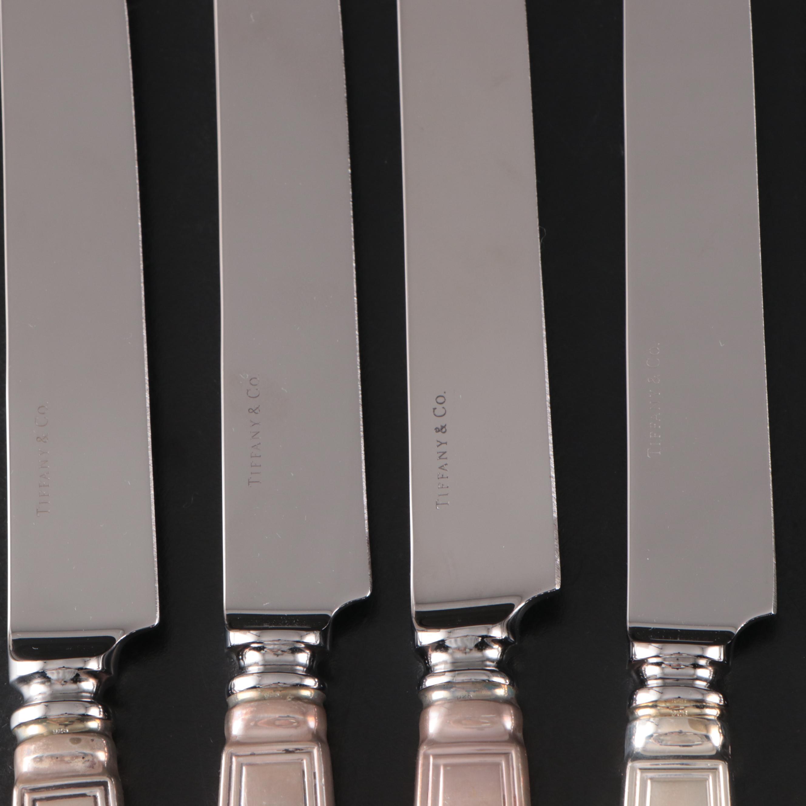 Tiffany & Co. "Hamilton" Sterling Silver Handled Knives