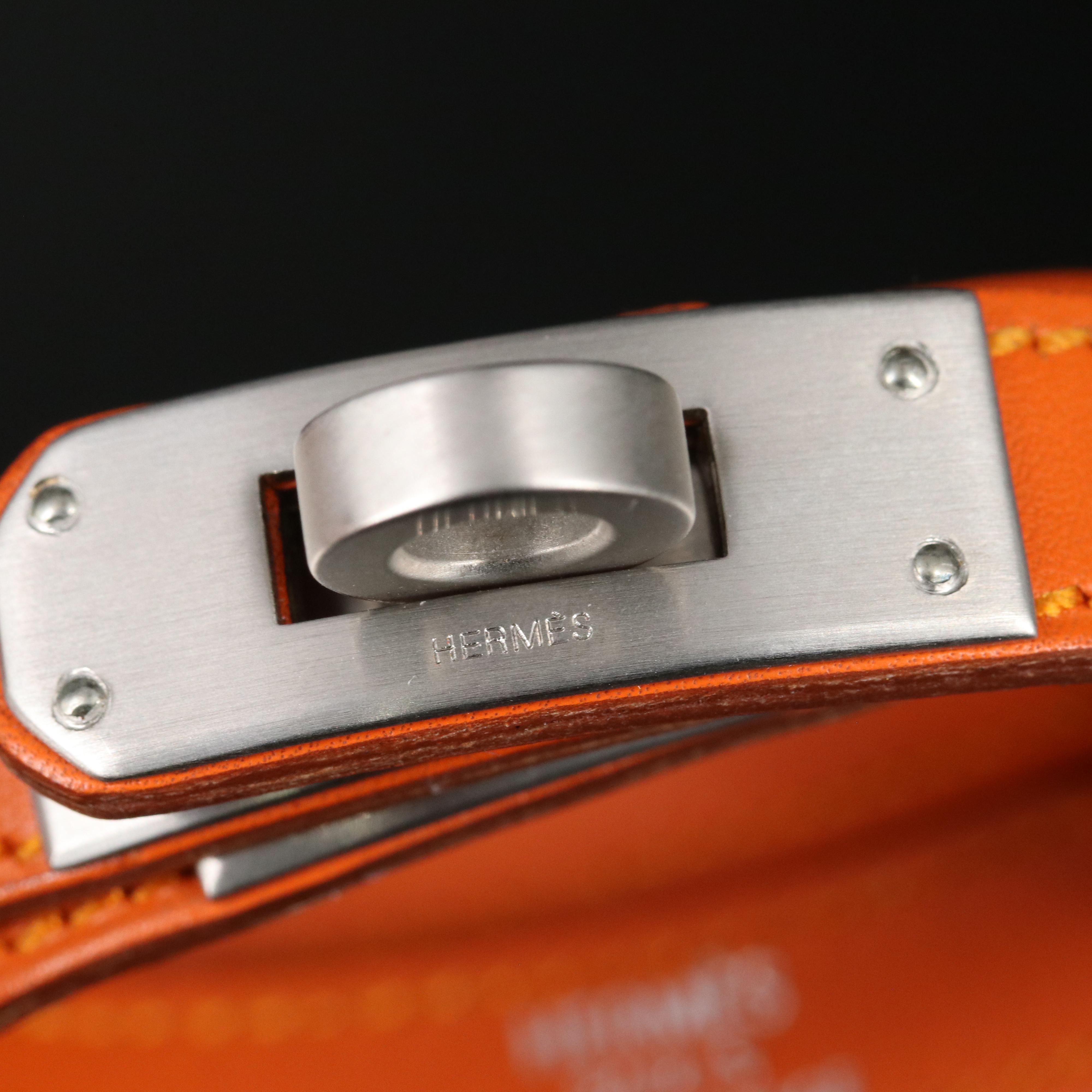 Hermès Kelly Double Tour Leather Bracelet