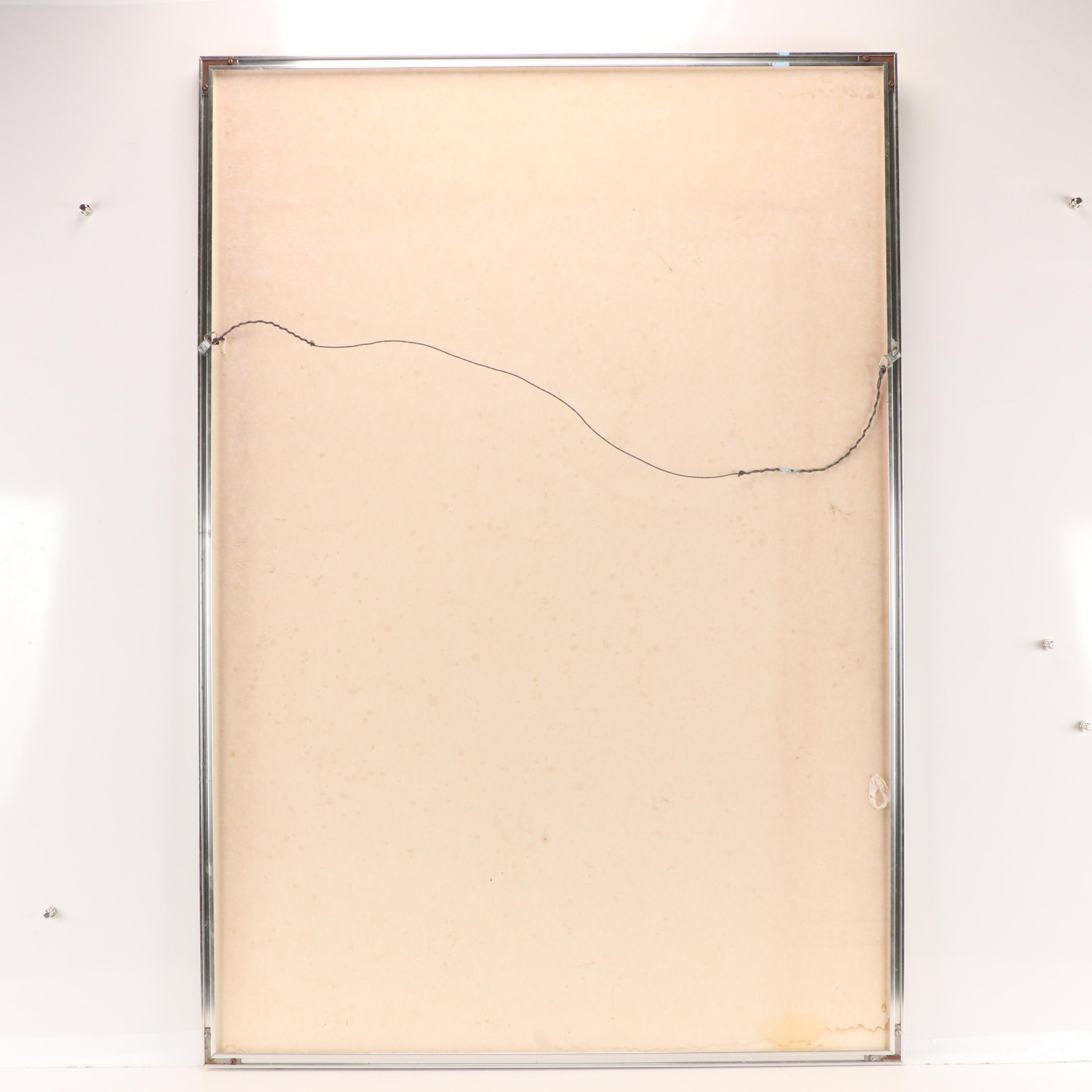 "The New Yorker" Offset Poster After Saul Steinberg, 1976