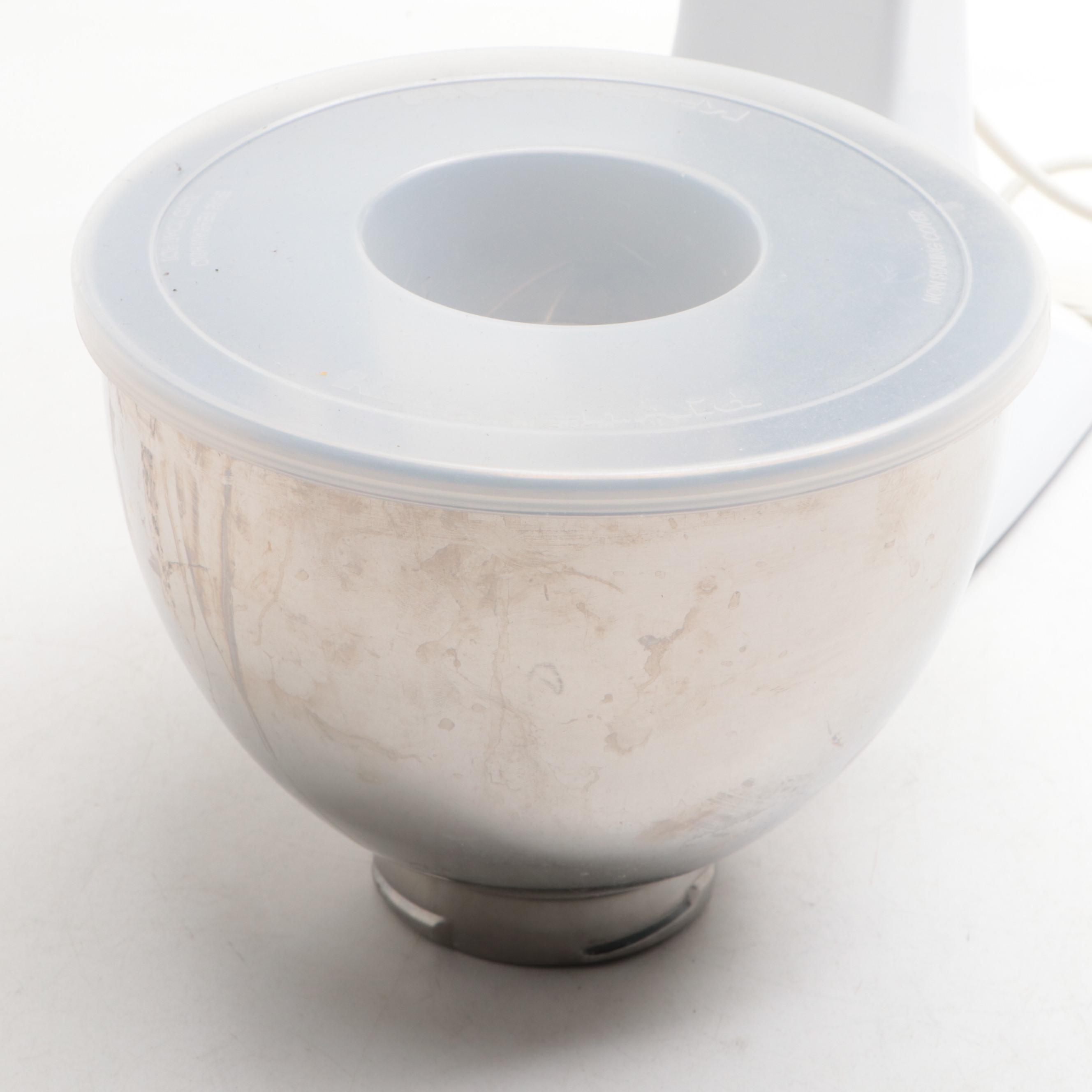 KitchenAid KSM90 White Tilt-Head Mixer with Attachments