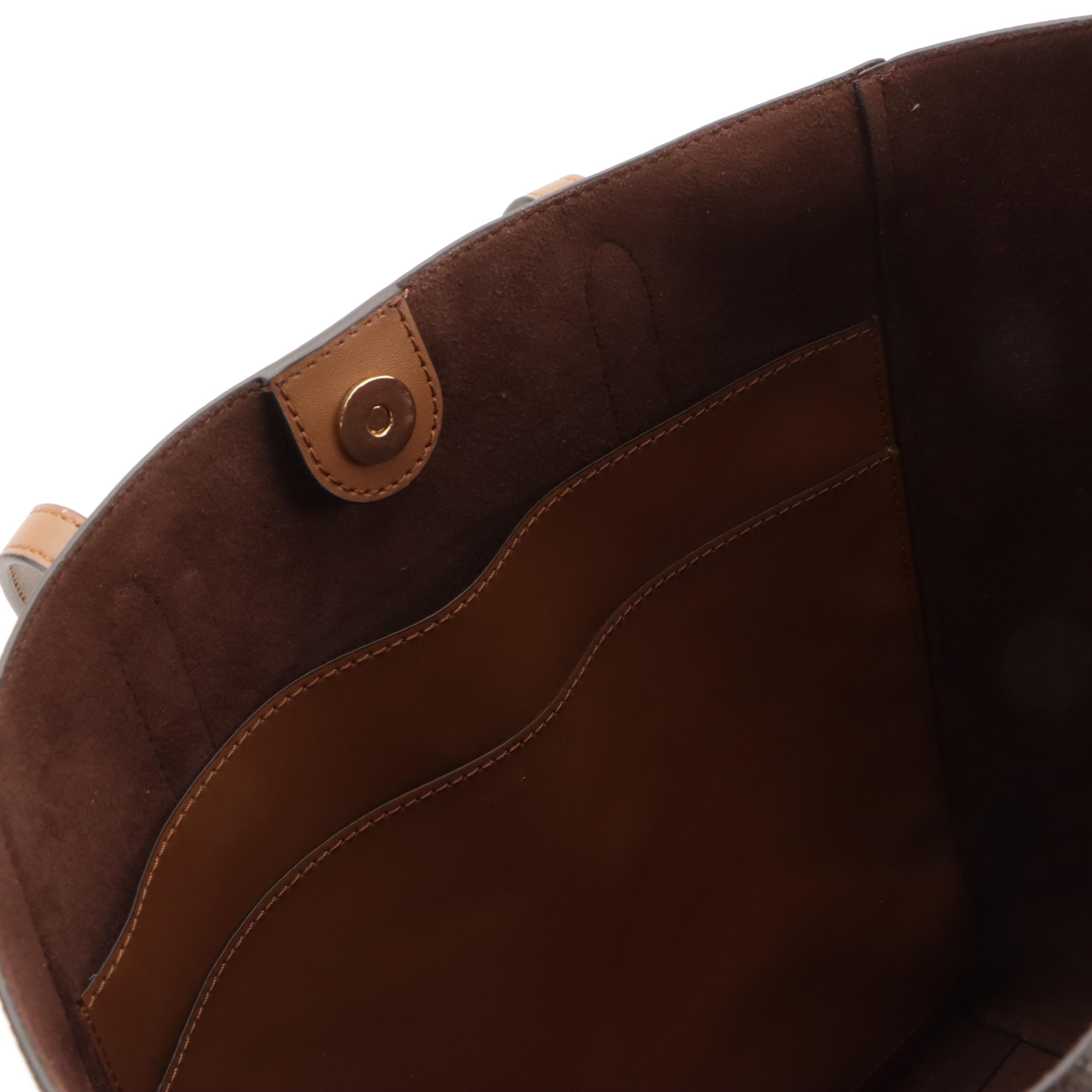 Michael Kors Sinclair Shopper Tote and Sylvia Front Flap Shoulder Bag in Canvas