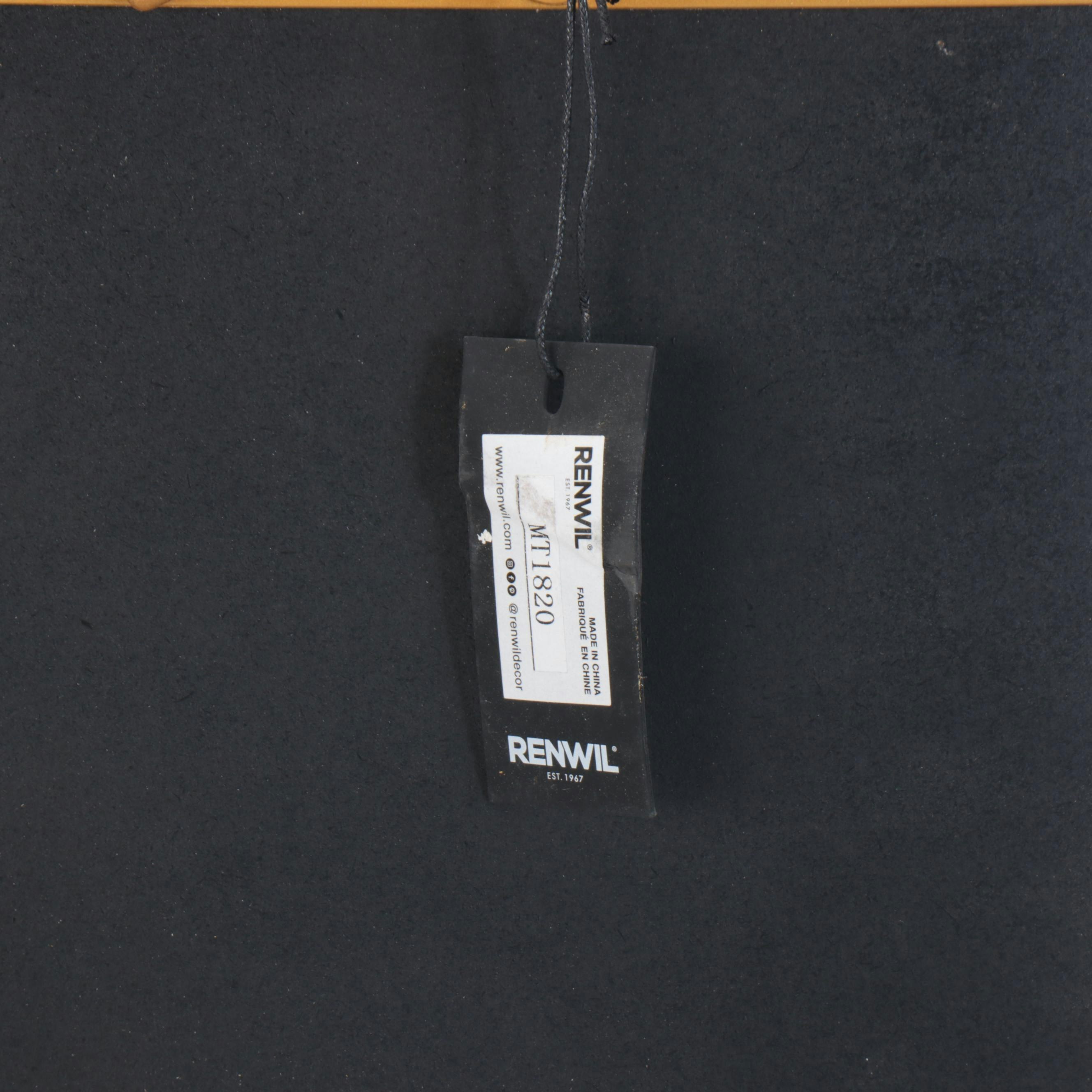 Renwil "Florence" Gilt Iron Wall Mirror