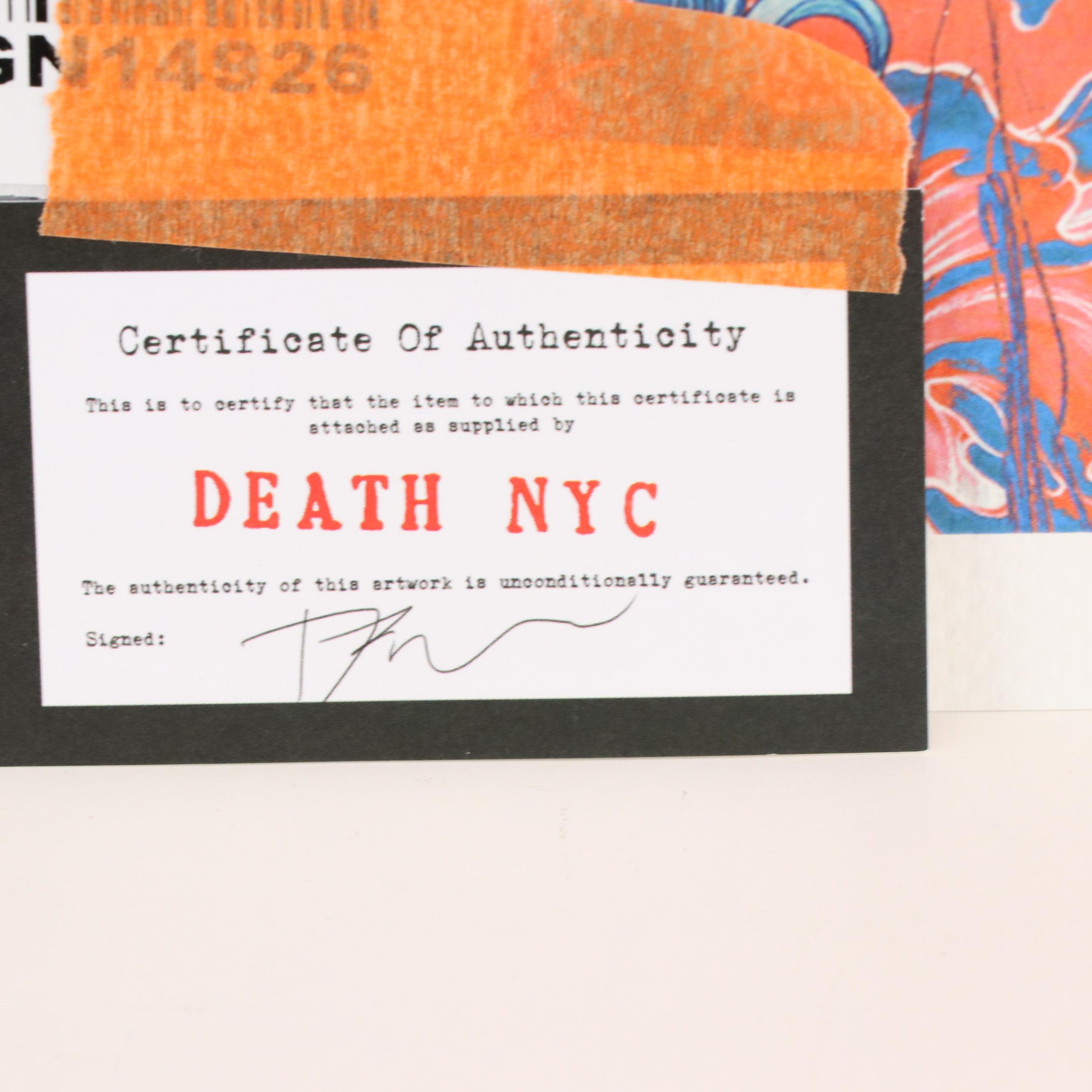 Death NYC Graphic Digital Print Featuring KAWS x James Jean, 21st Century