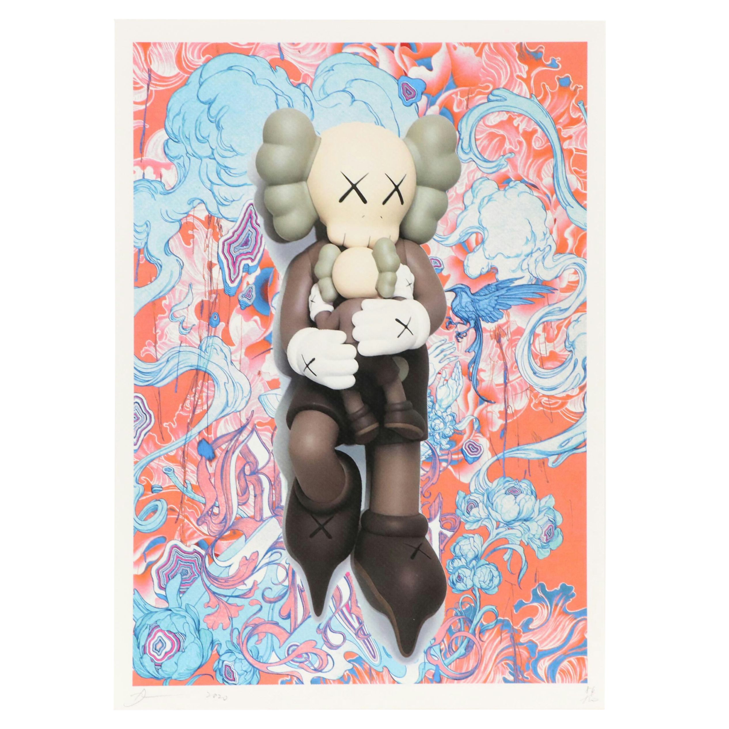 Death NYC Graphic Digital Print Featuring KAWS x James Jean, 21st Century