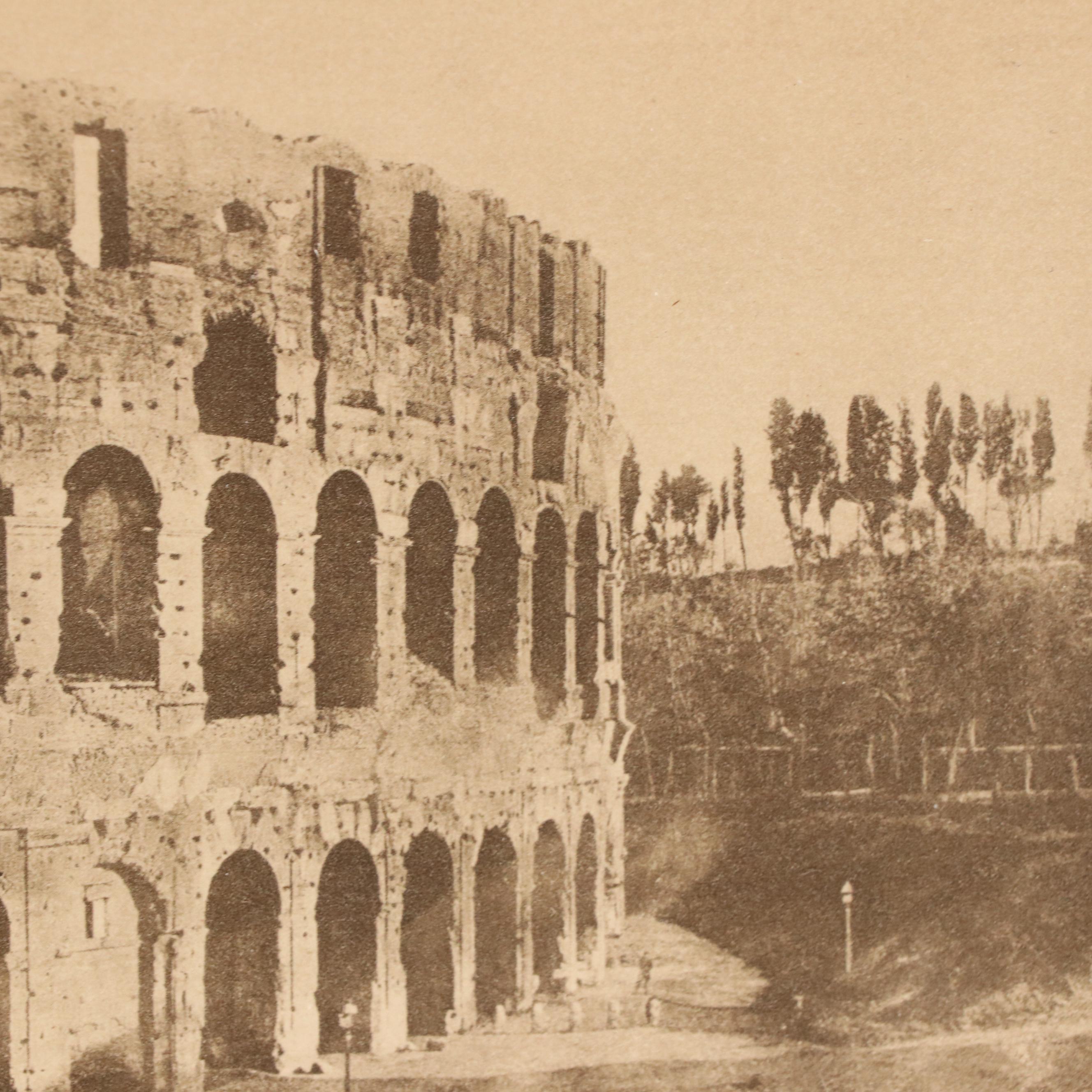 Wood Engravings and Rotogravure of Roman Architectural Landmarks