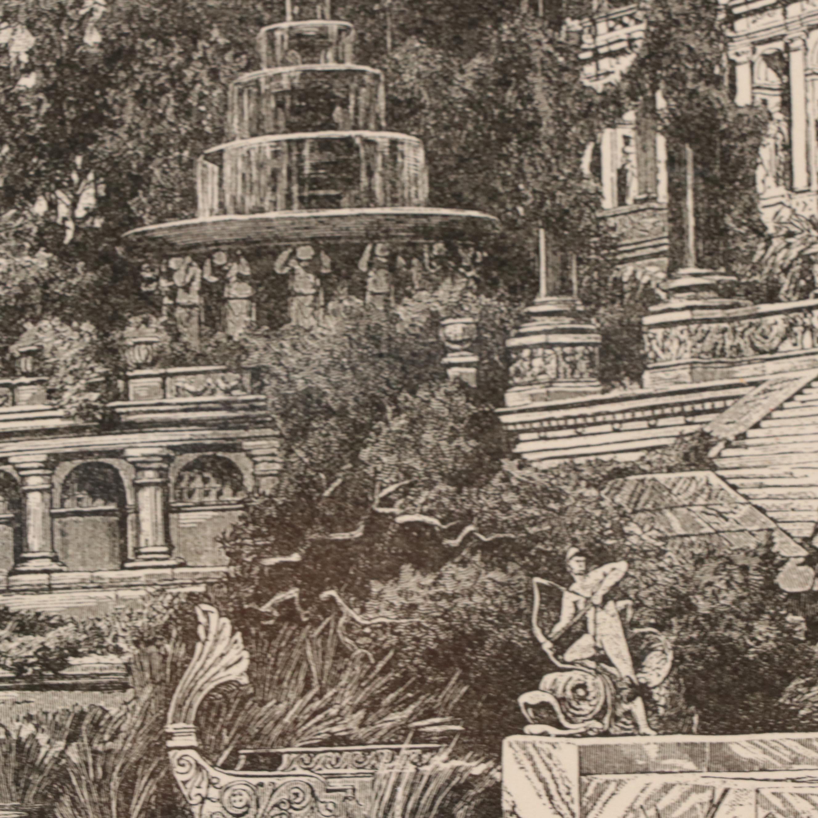 Wood Engravings and Rotogravure of Roman Architectural Landmarks
