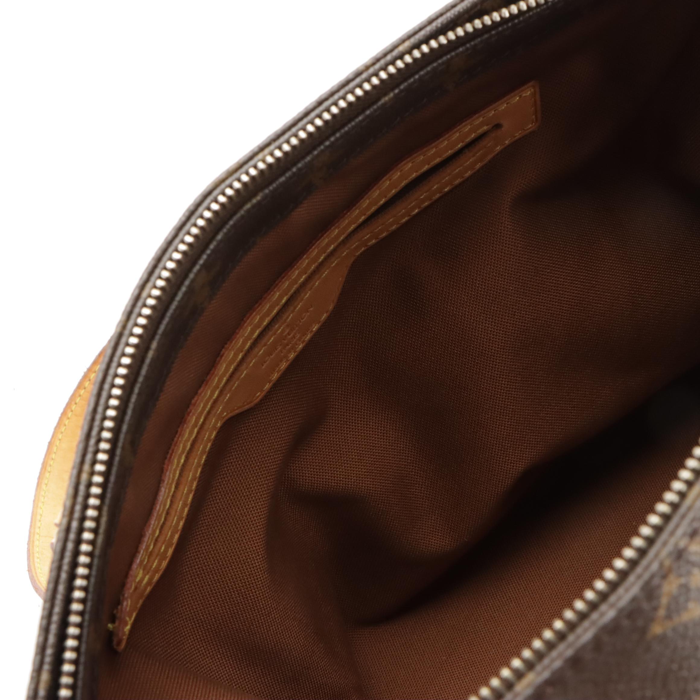 Louis Vuitton Cabas Mezzo Shoulder Bag in Monogram Canvas and Leather