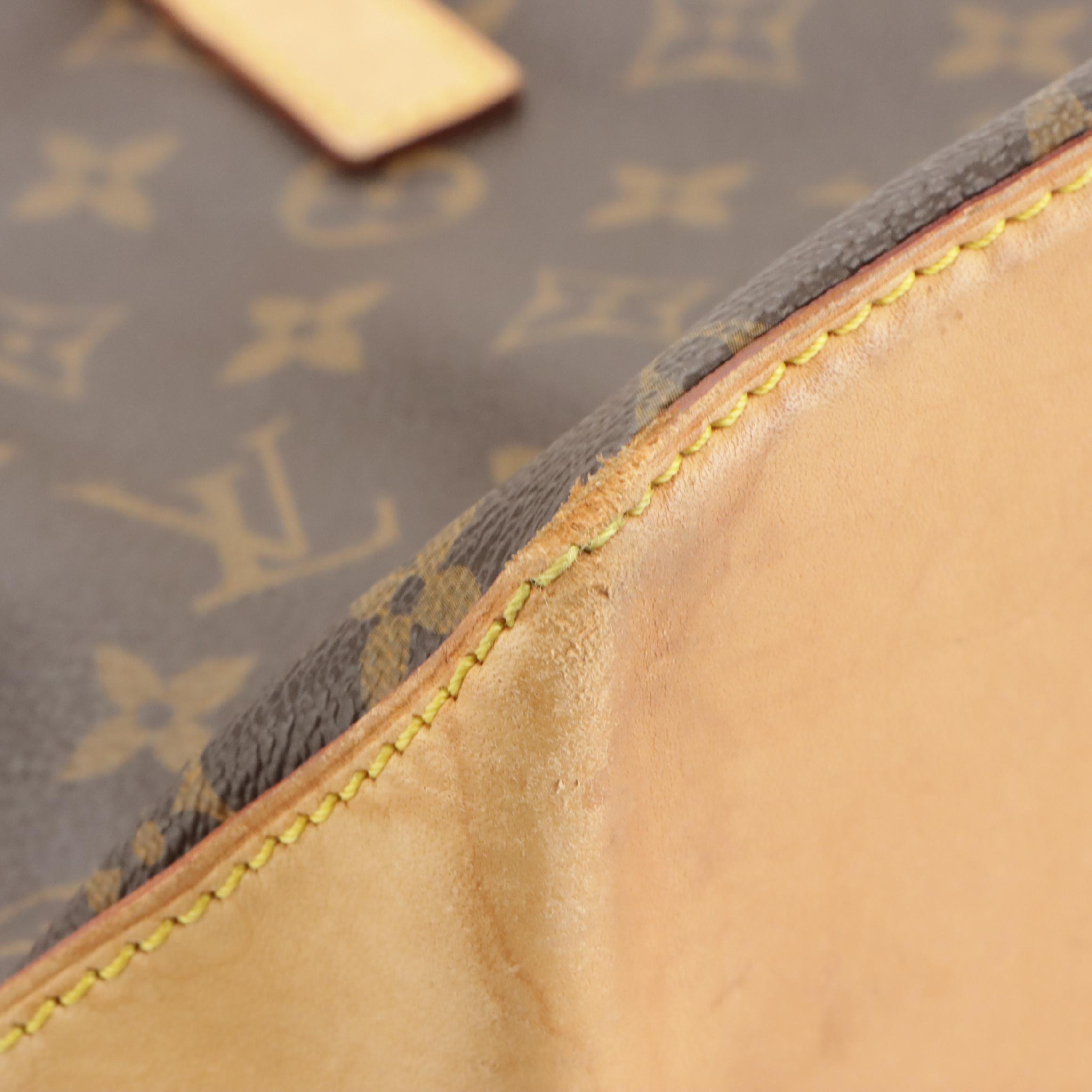 Louis Vuitton Cabas Mezzo Shoulder Bag in Monogram Canvas and Leather