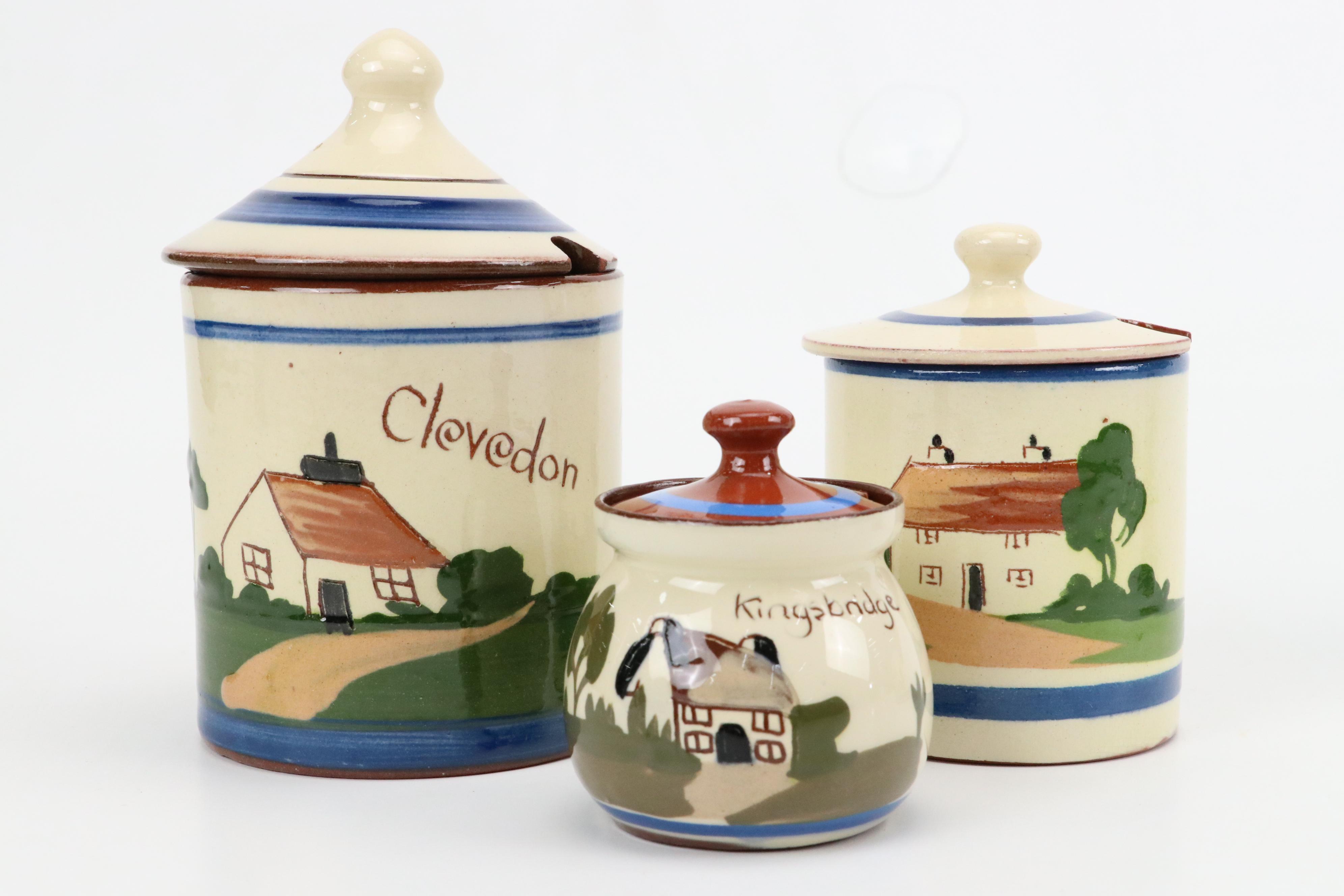 Longpark Pottery Terracotta Jam Jar with More Torquay Devon Mottoware Décor