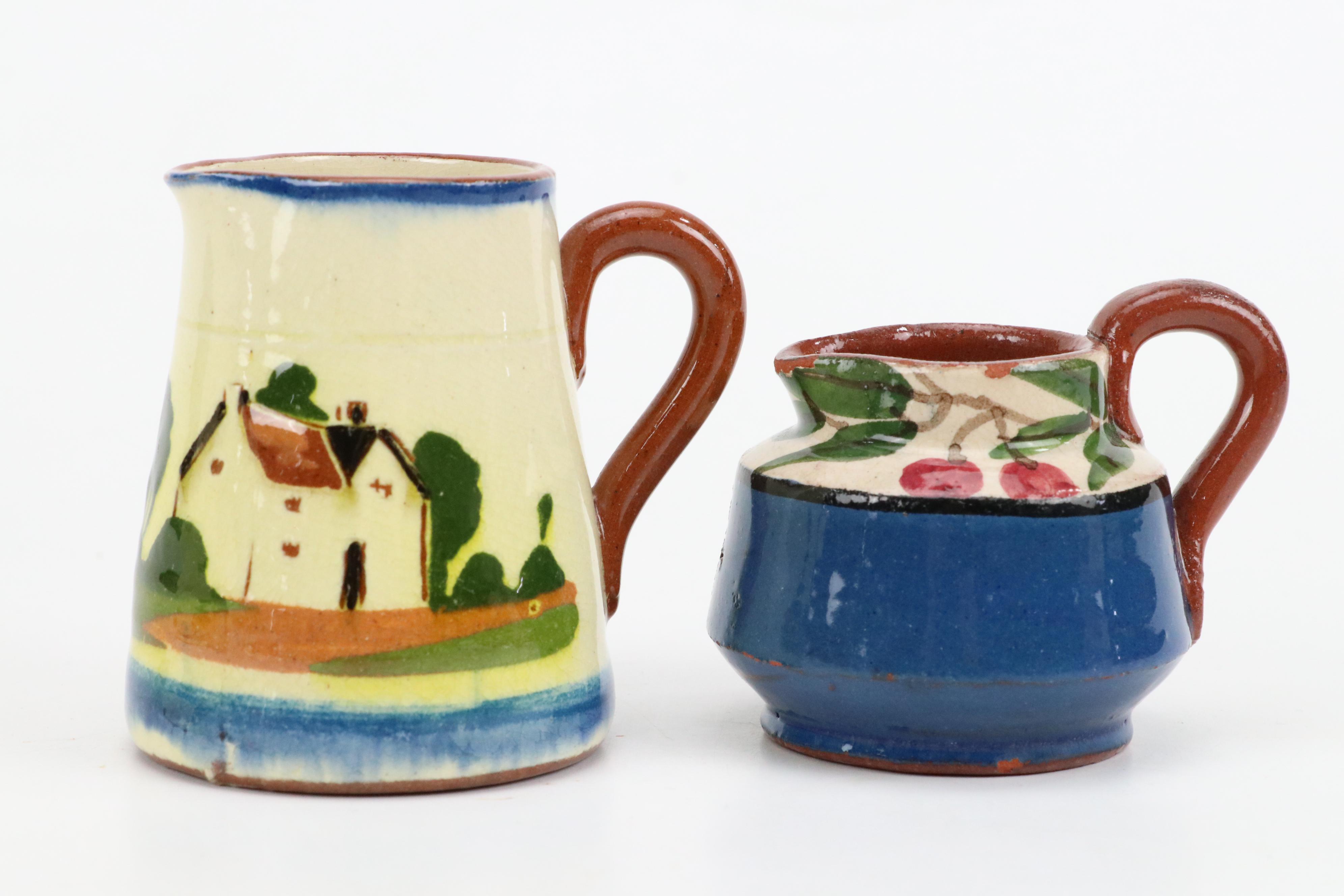 Longpark Pottery Terracotta Jam Jar with More Torquay Devon Mottoware Décor