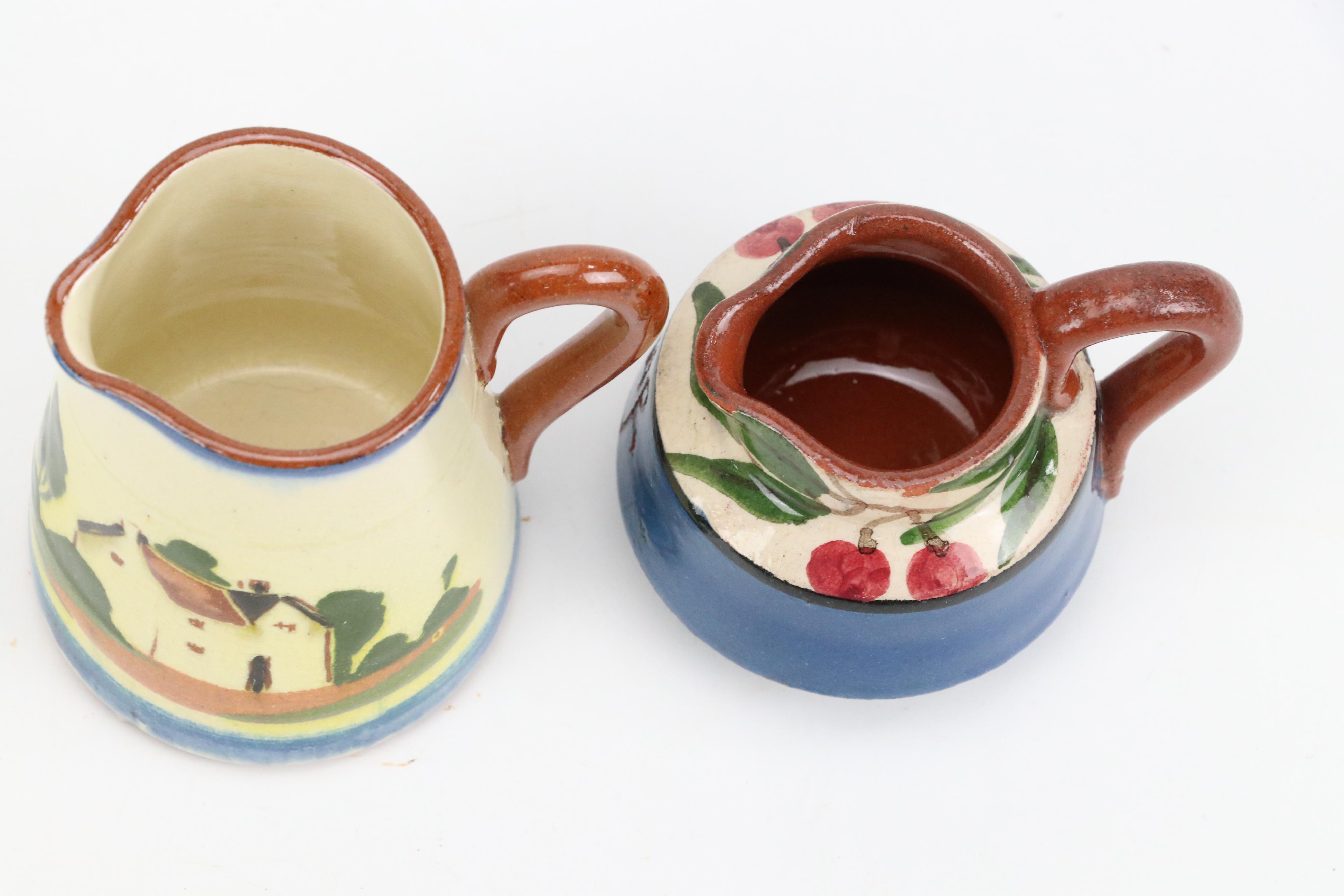 Longpark Pottery Terracotta Jam Jar with More Torquay Devon Mottoware Décor