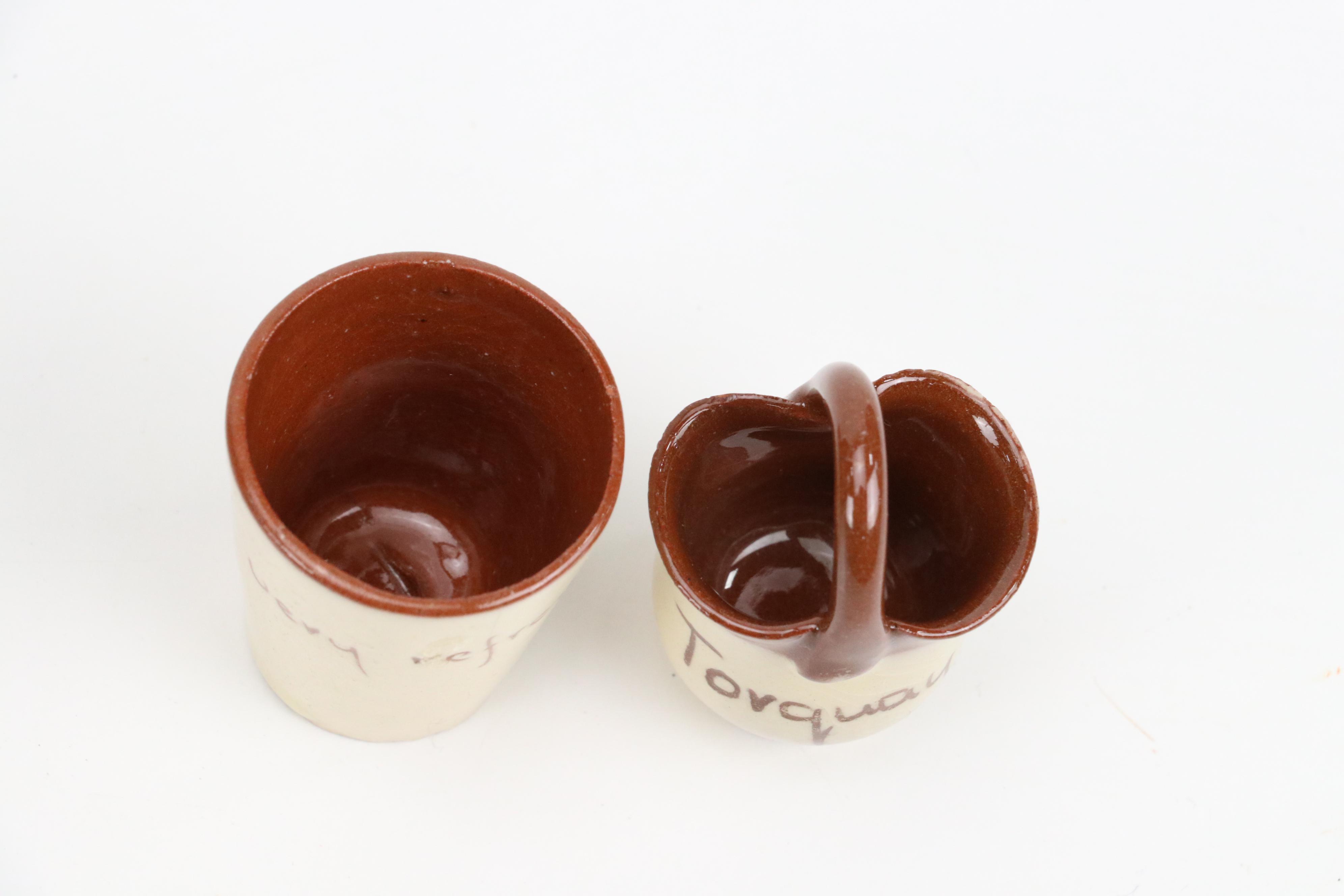 Longpark Pottery Terracotta Jam Jar with More Torquay Devon Mottoware Décor