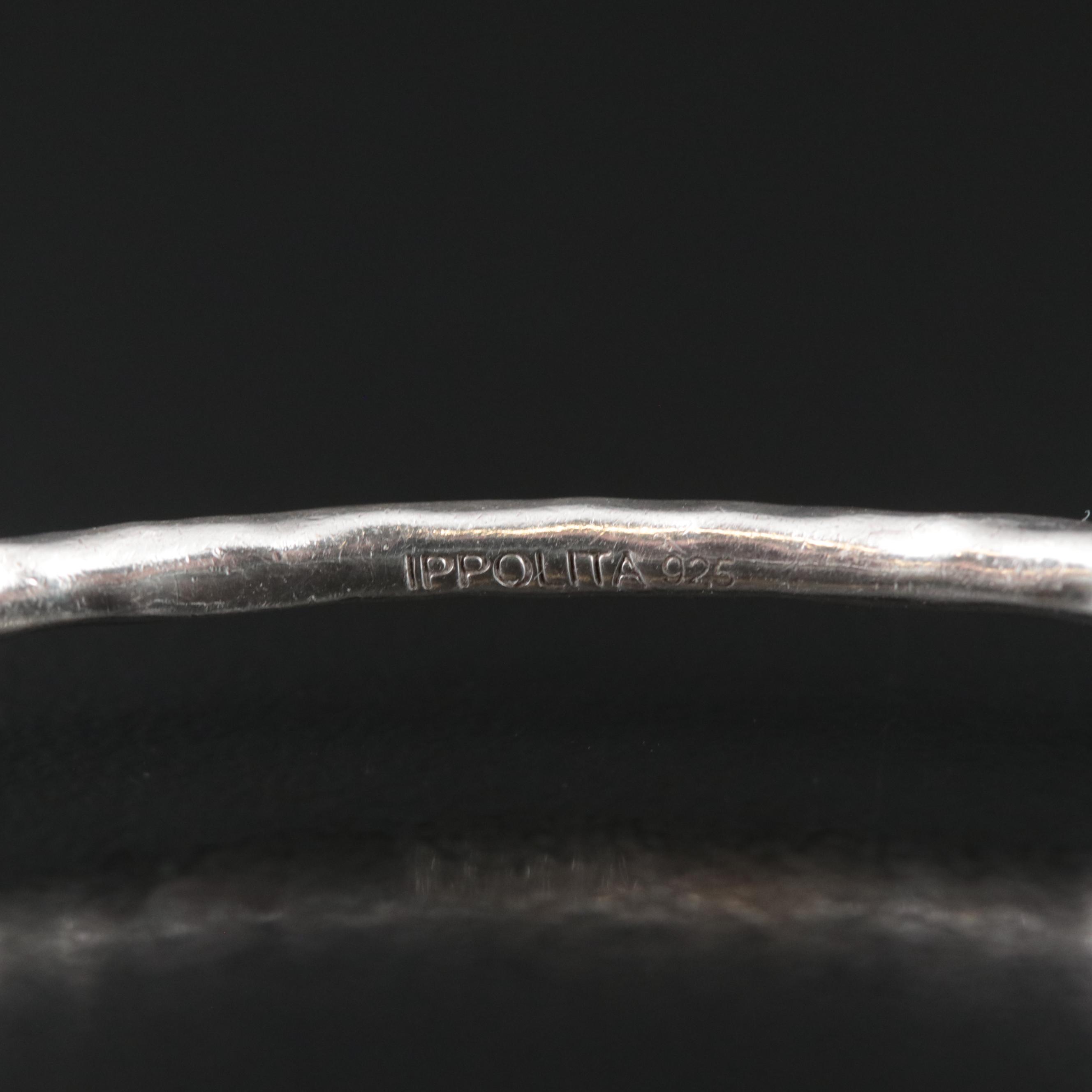 Ippolilta Rock Candy Sterling and Turquoise Bangle Bracelet