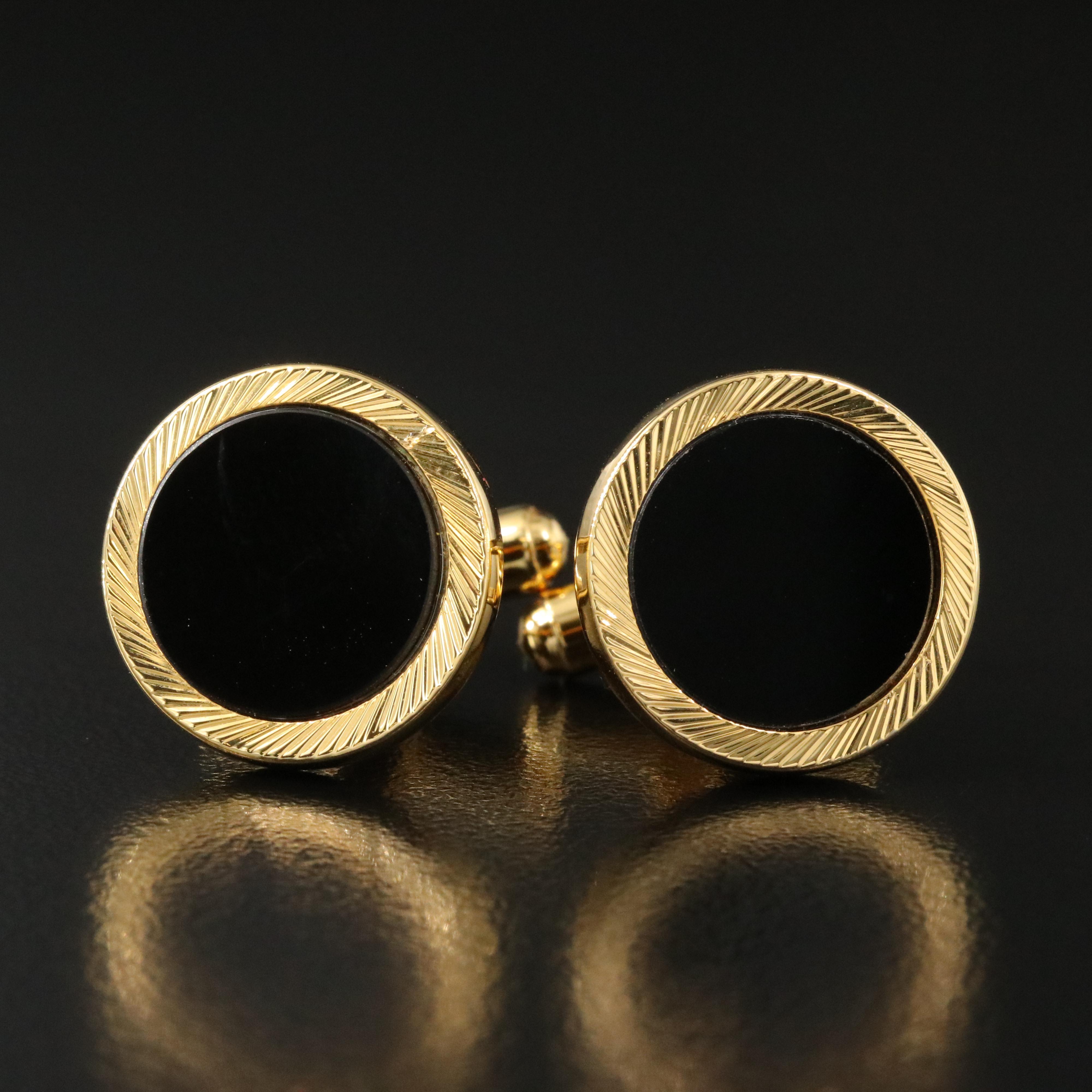 Black Onyx Cufflinks