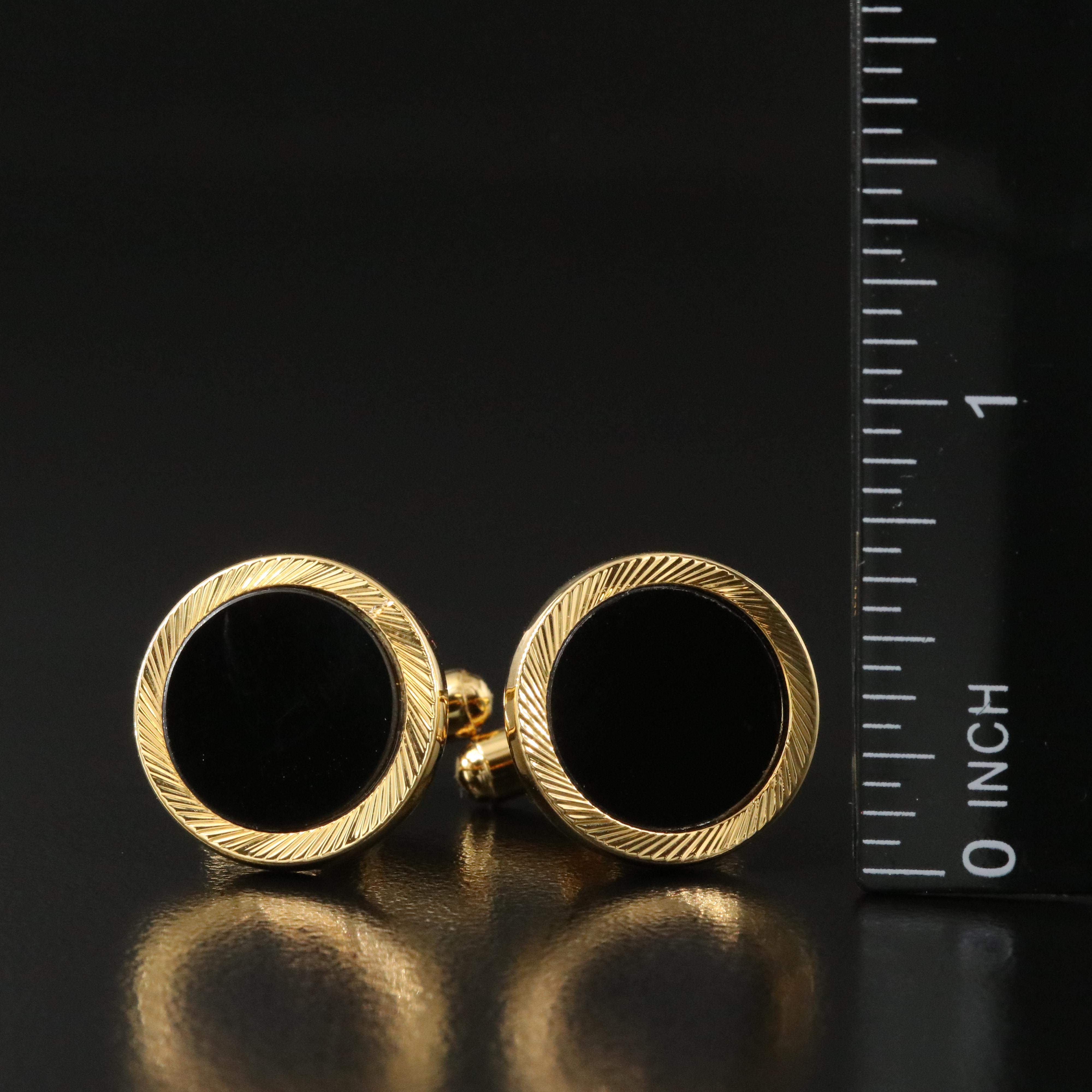 Black Onyx Cufflinks