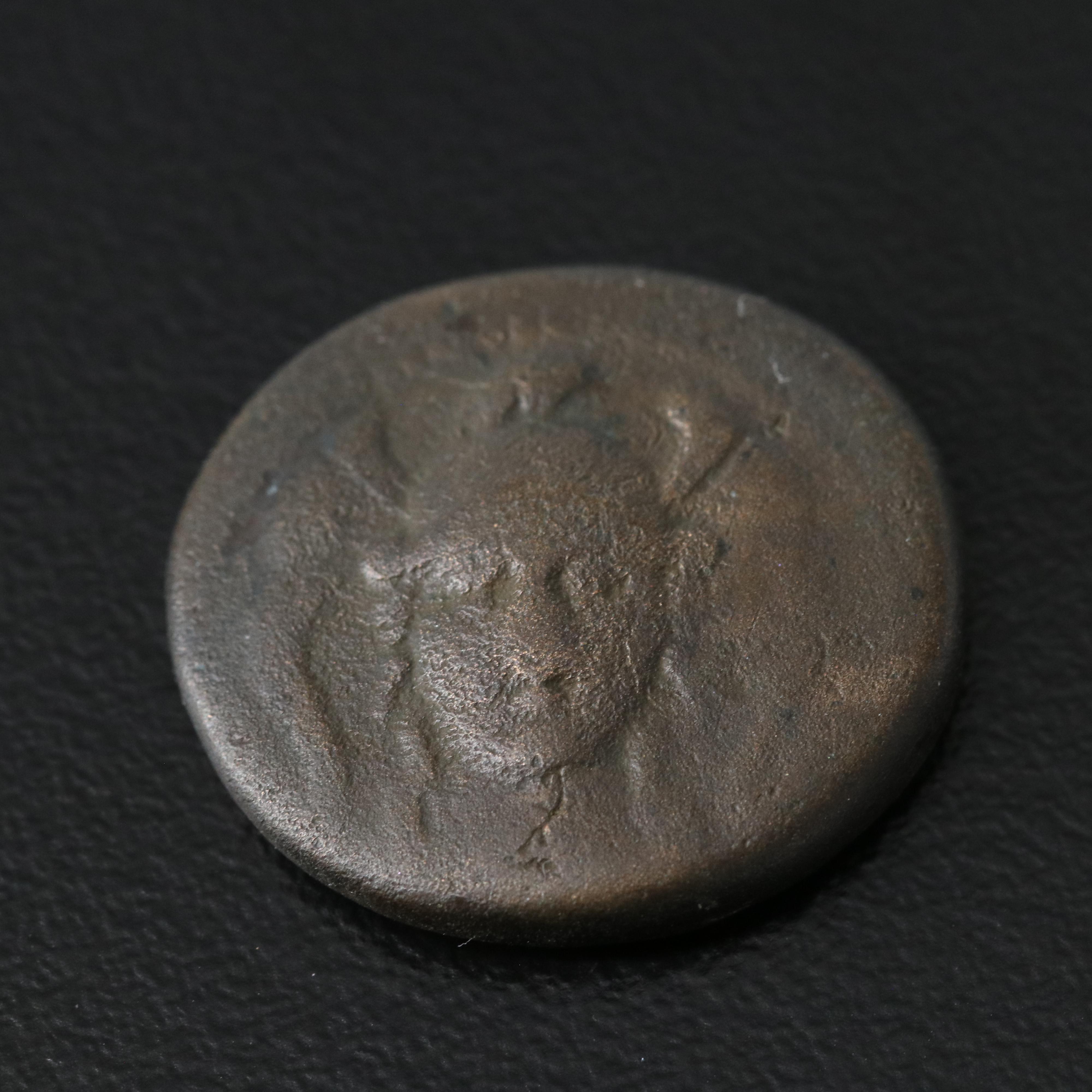 Ancient Seleukid Empire Æ18 Coin of Antiochos I Soter, ca. 280 B.C.