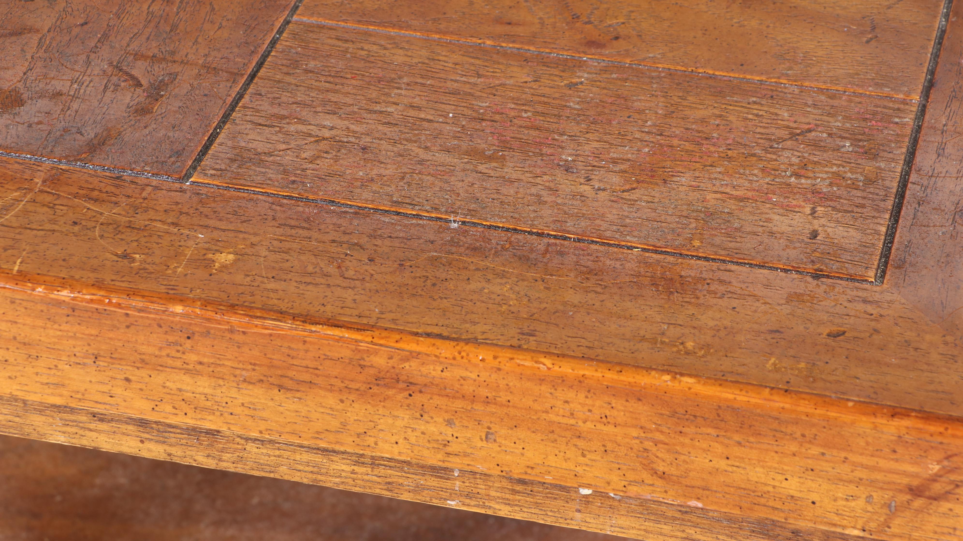 Pair of Drexel Heritage "Woodbriar" Campaign Style Pecan Side Tables