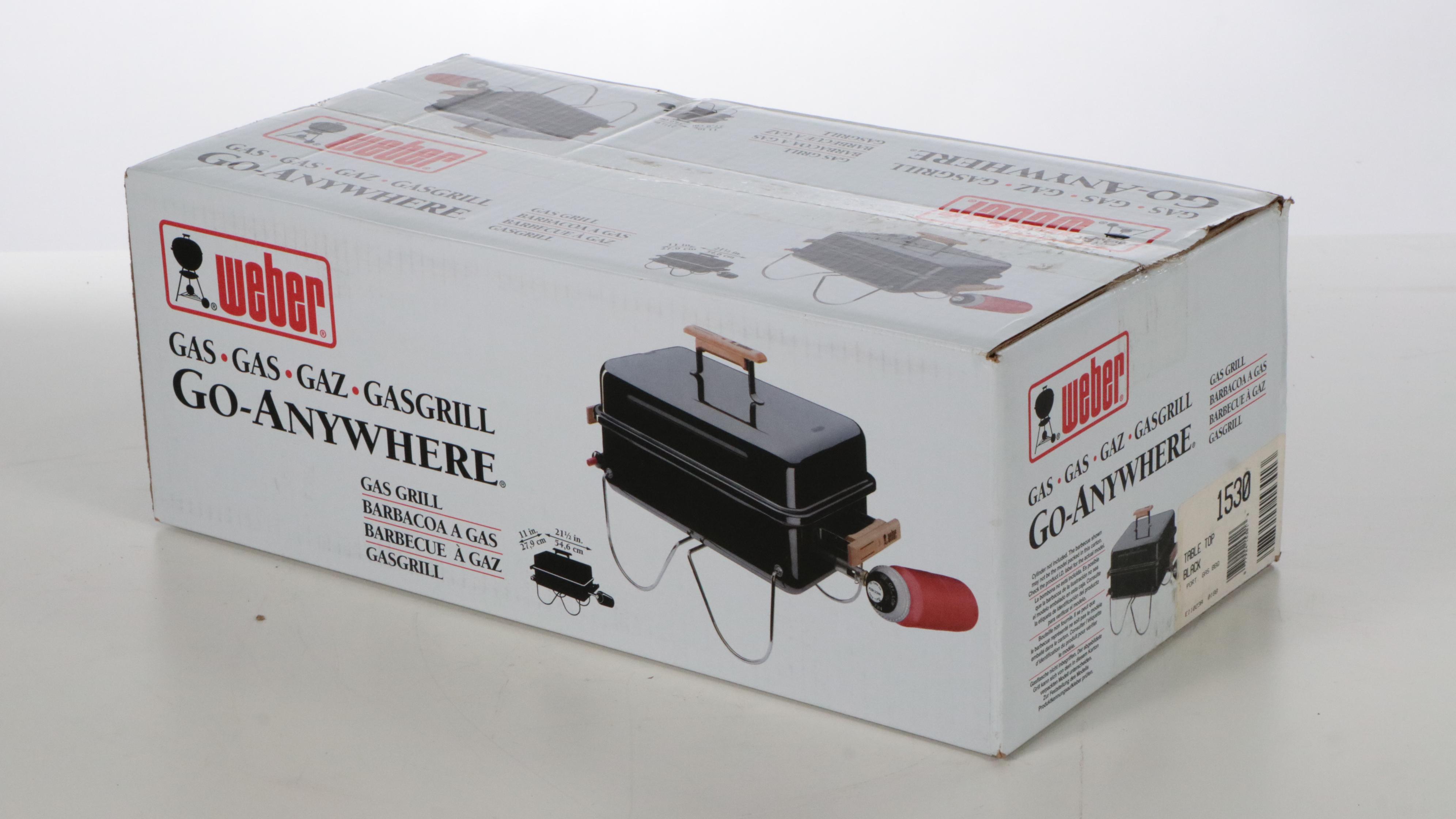 Weber Go-Anywhere Portable Tabletop Gas Grill