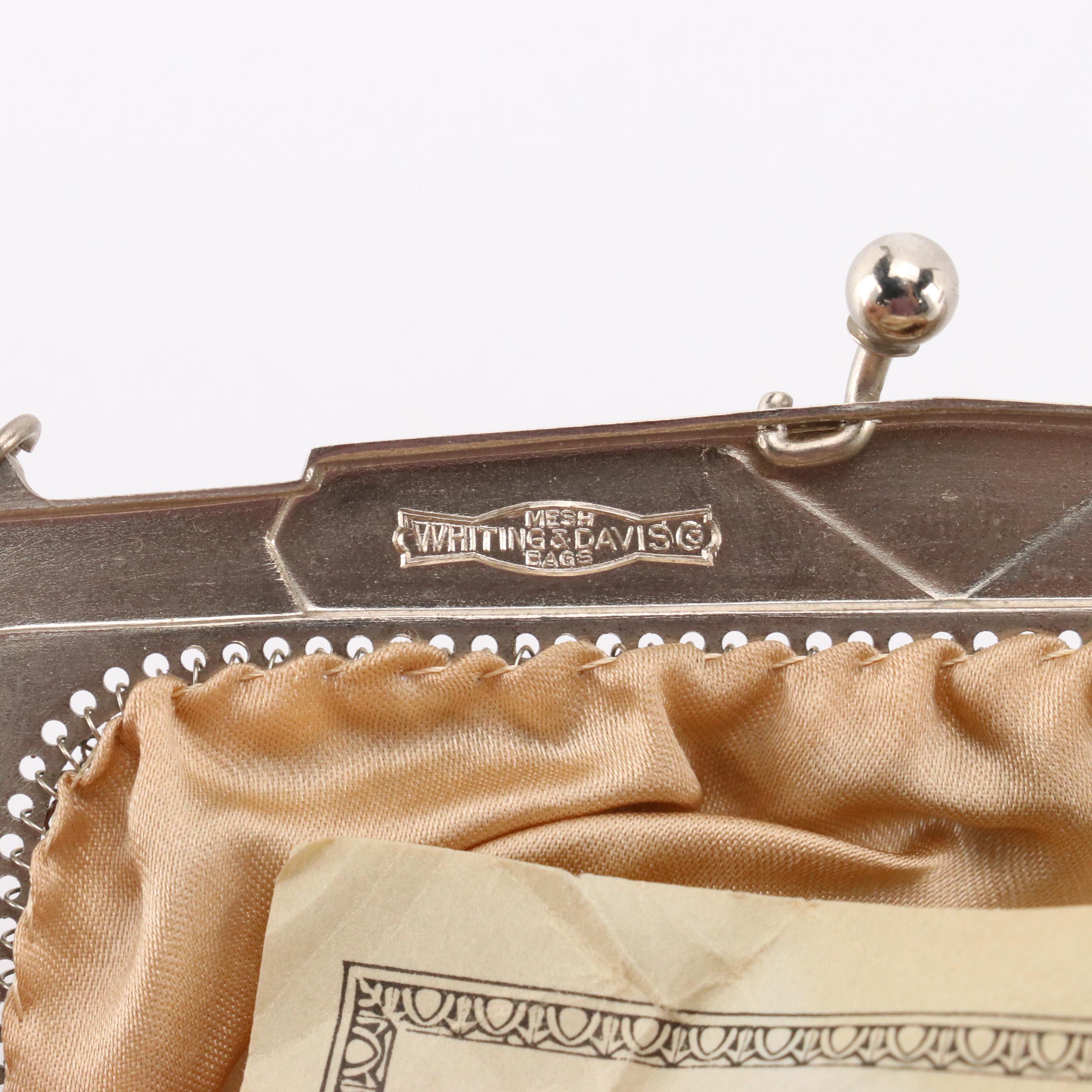 Whiting & Davis and German Enameled Armor Mesh Bags, Other Beaded Pouch