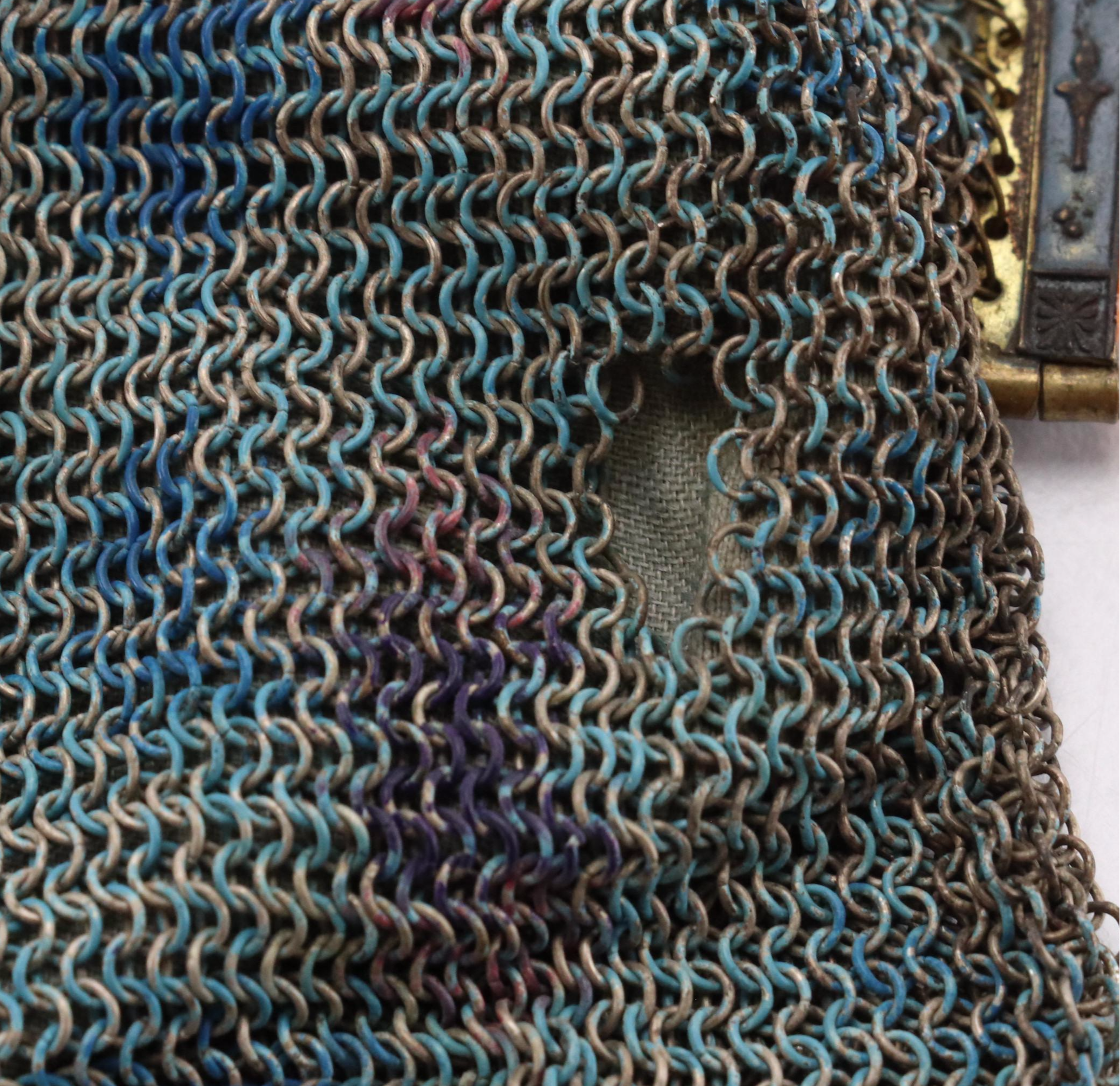 Whiting & Davis and German Enameled Armor Mesh Bags, Other Beaded Pouch