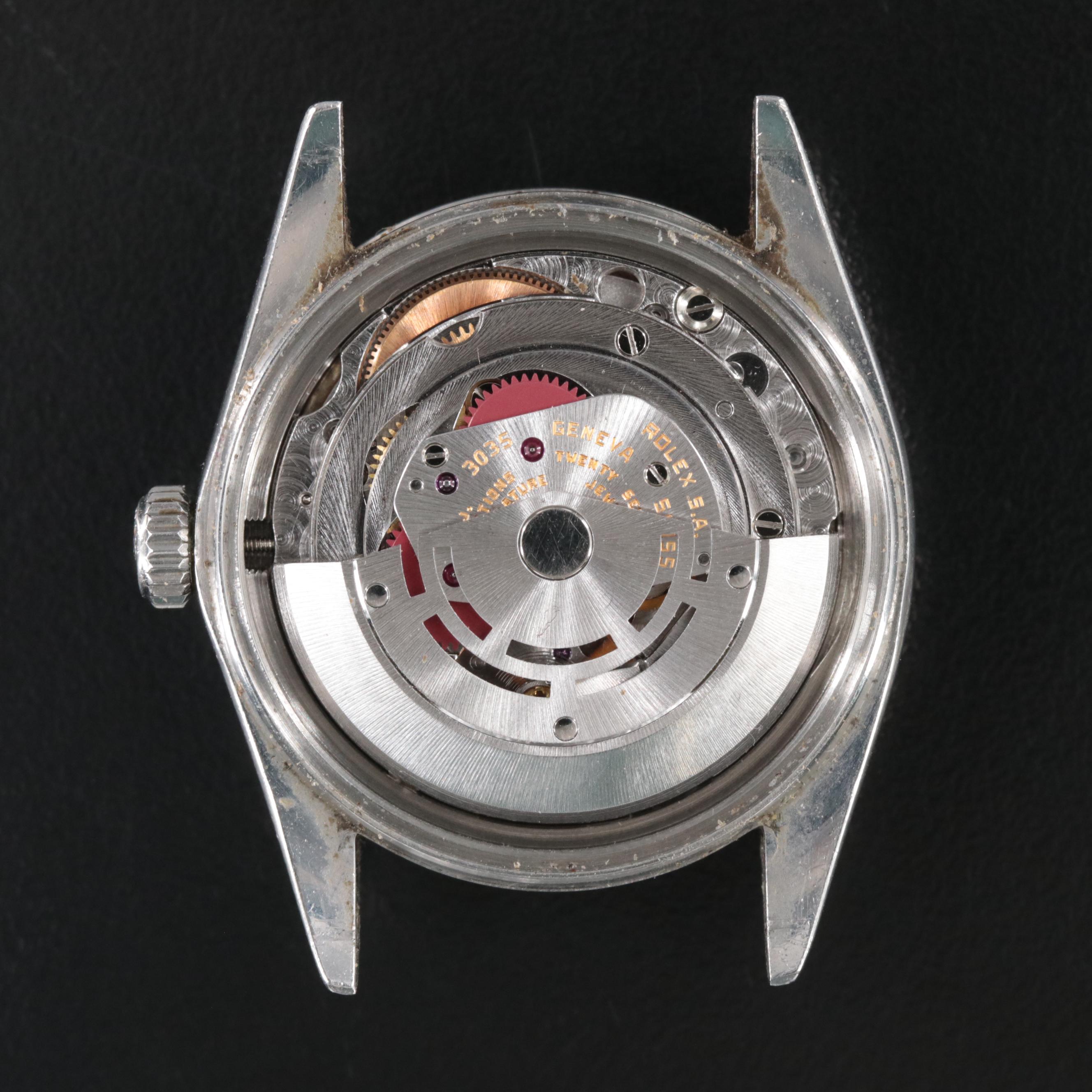1980 Rolex Datejust Engine Turned Bezel Watch