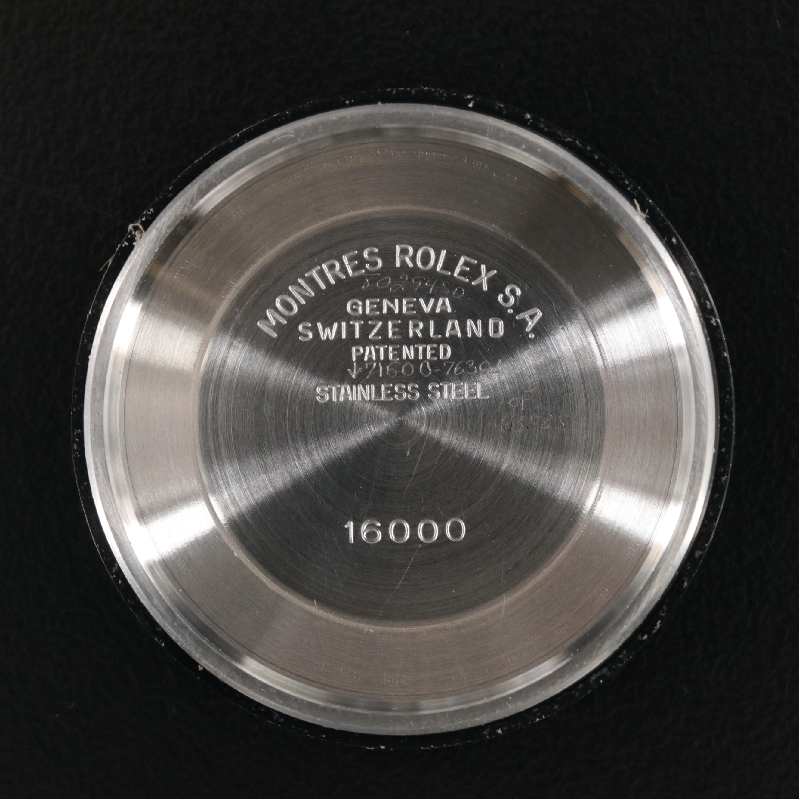 1980 Rolex Datejust Engine Turned Bezel Watch