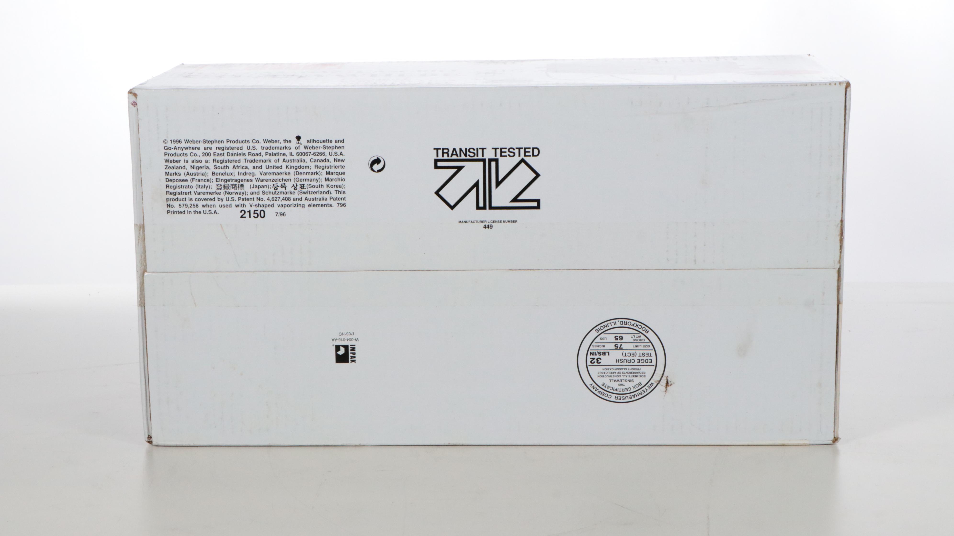 Weber Go-Anywhere Portable Tabletop Gas Grill