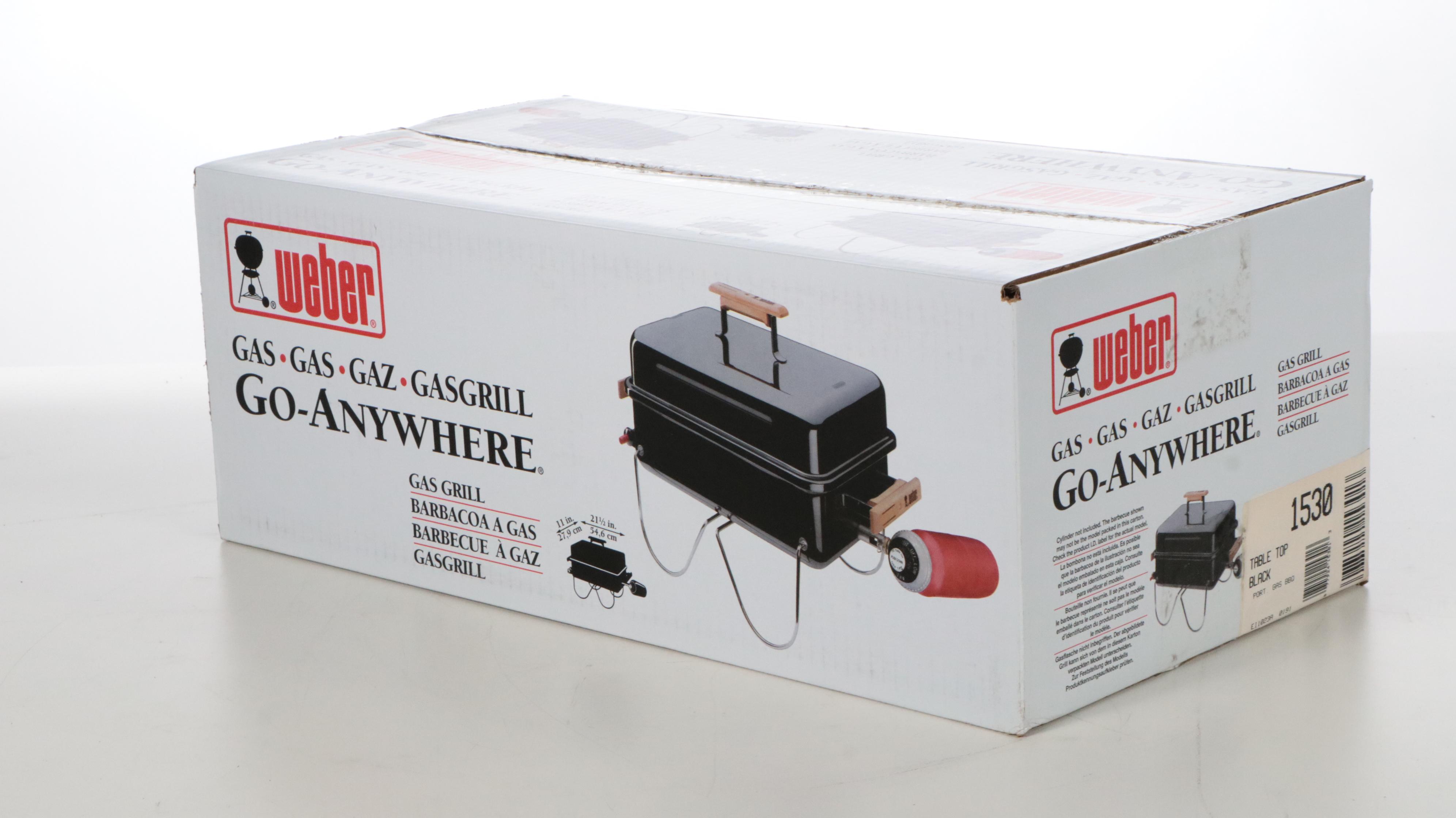 Weber Go-Anywhere Portable Tabletop Gas Grill