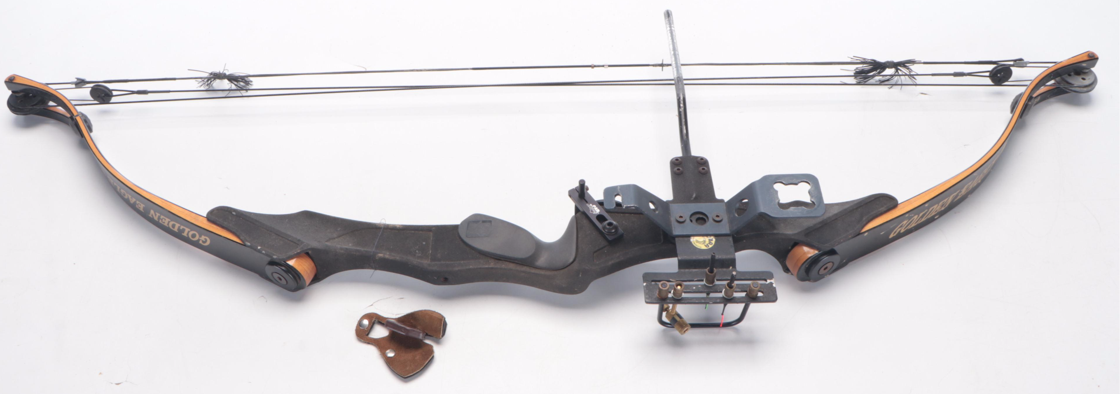 Golden Eagle Compound Bow with Hard Case and Arrows