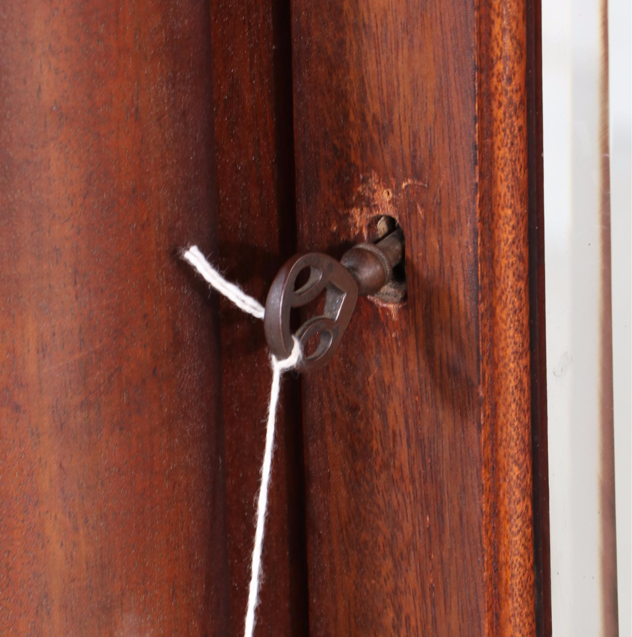 Frank Herschede Mahogany Grandfather Clock, Early to Mid-20th Century