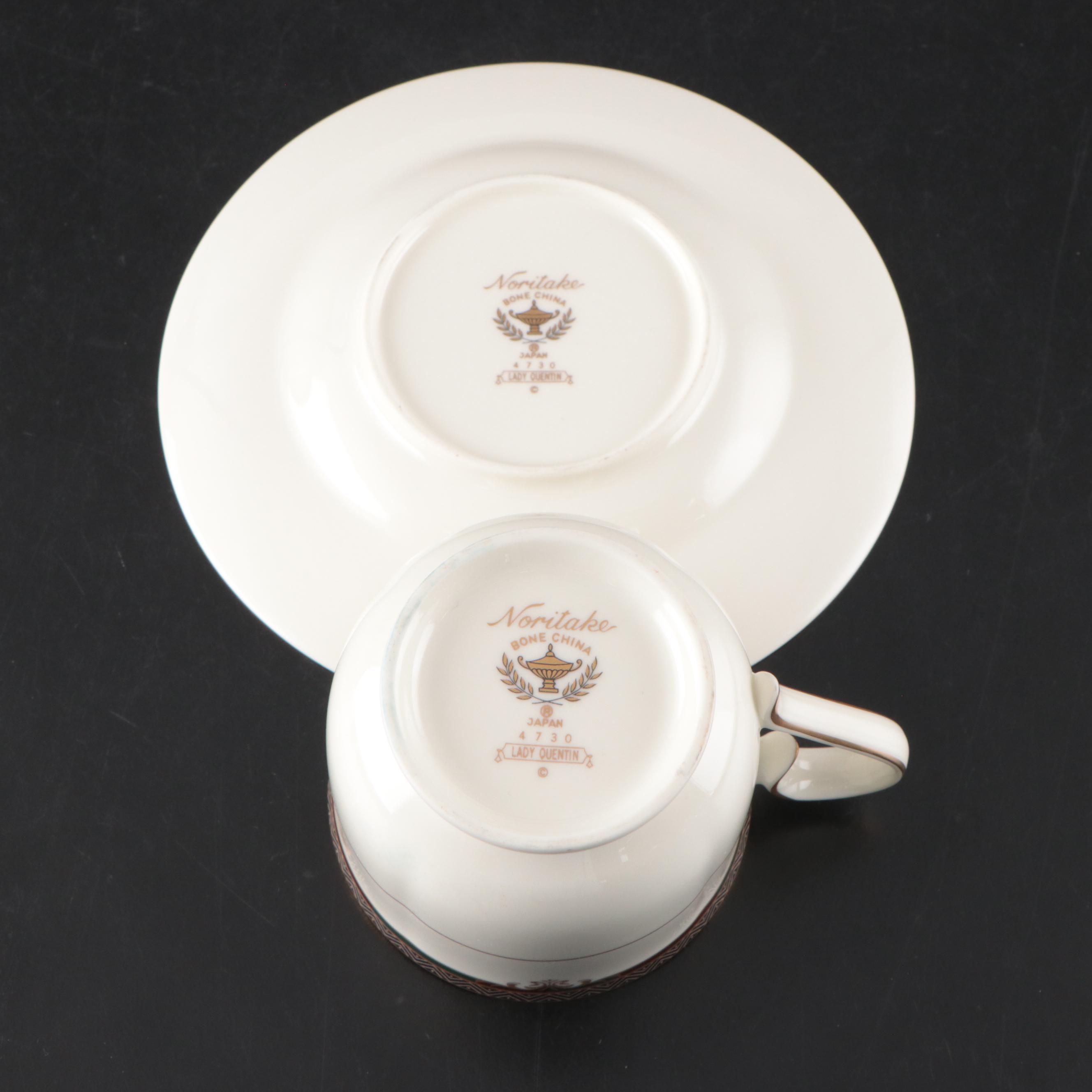 Noritake "Lady Quentin" Bone China Tableware, 1994–2002