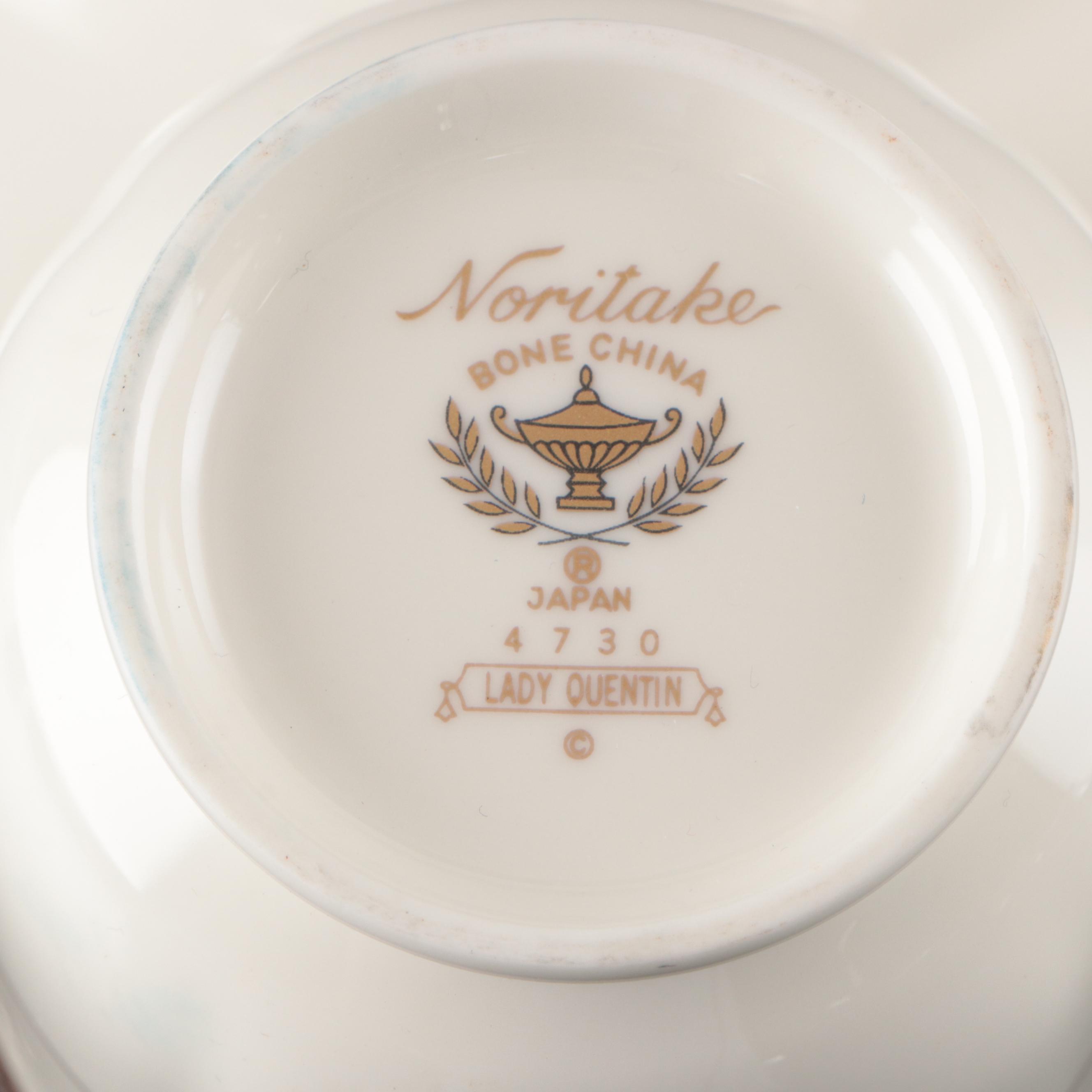 Noritake "Lady Quentin" Bone China Tableware, 1994–2002
