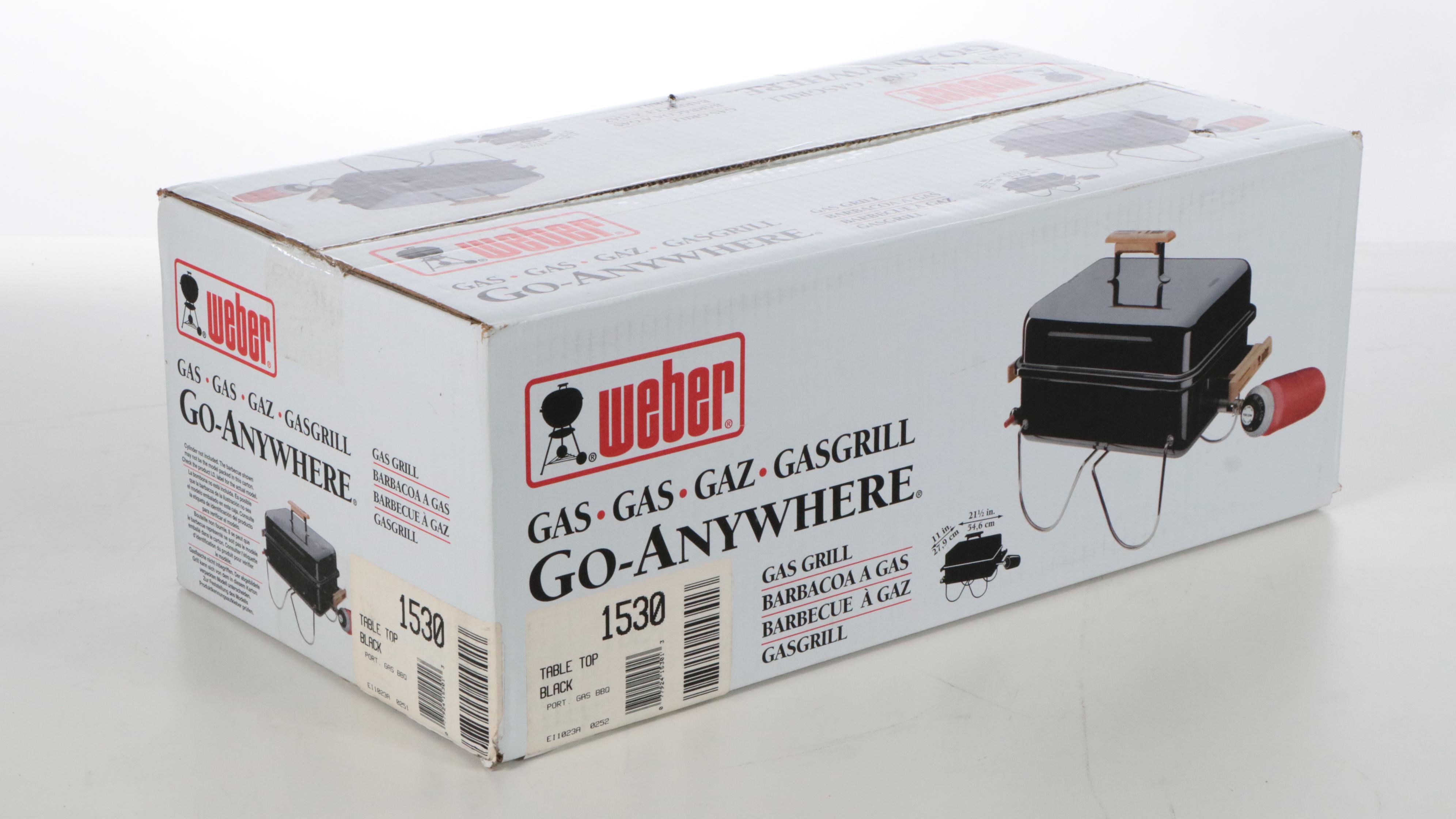 Weber Go-Anywhere Portable Tabletop Gas Grill