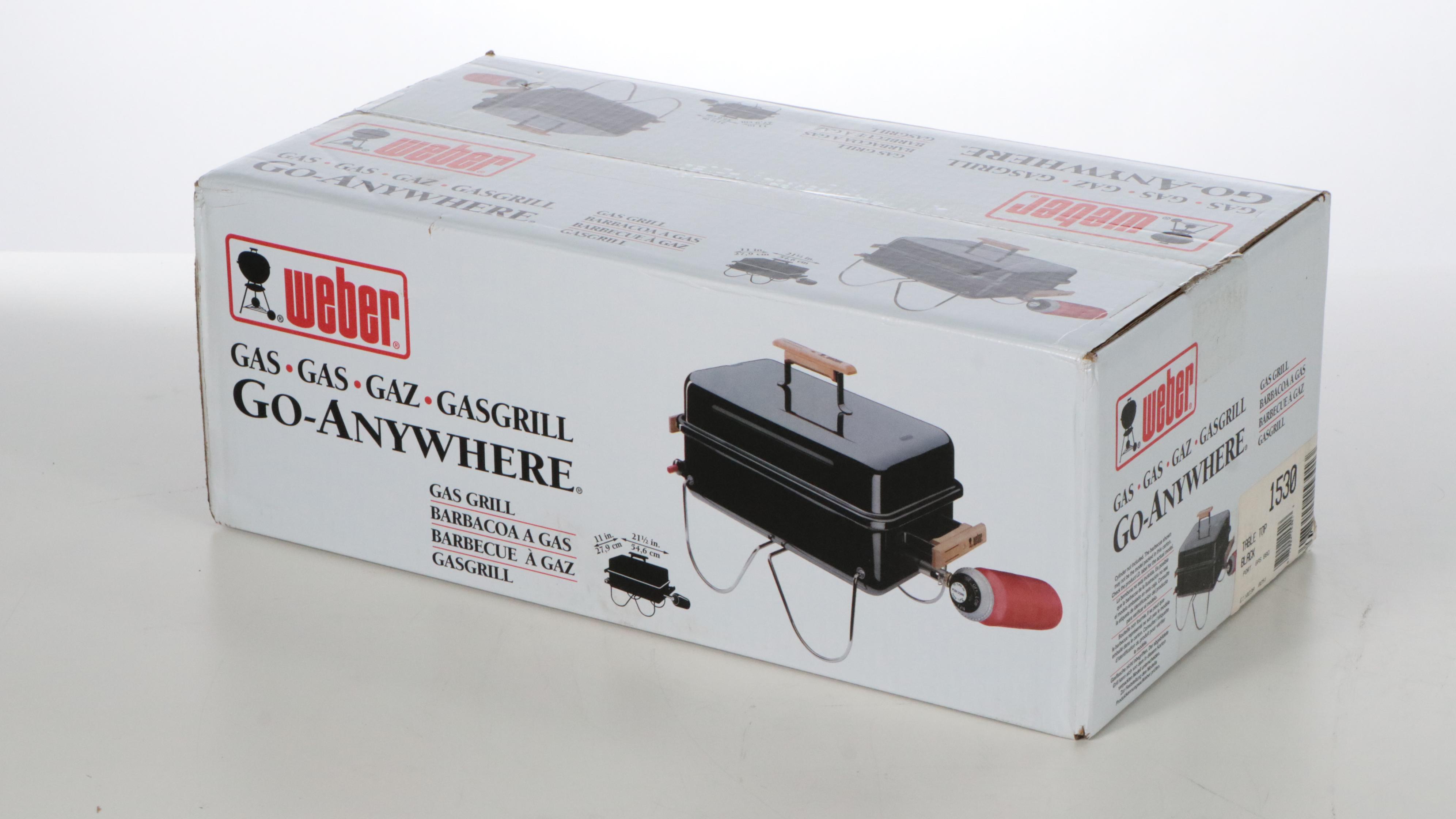 Weber Go-Anywhere Portable Tabletop Gas Grill