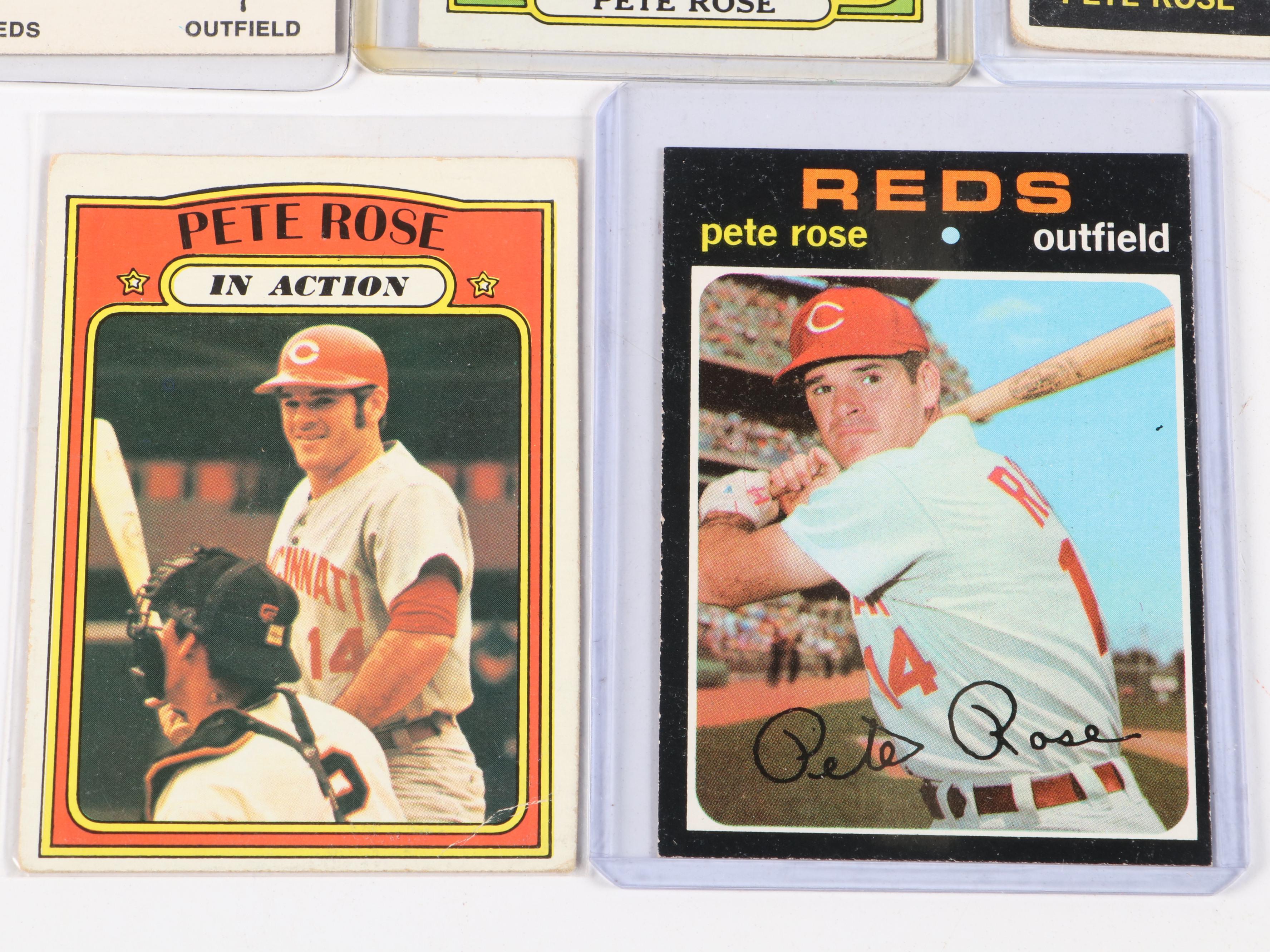 1964 Topps All-Star Rookie and Other Pete Rose Baseball Cards