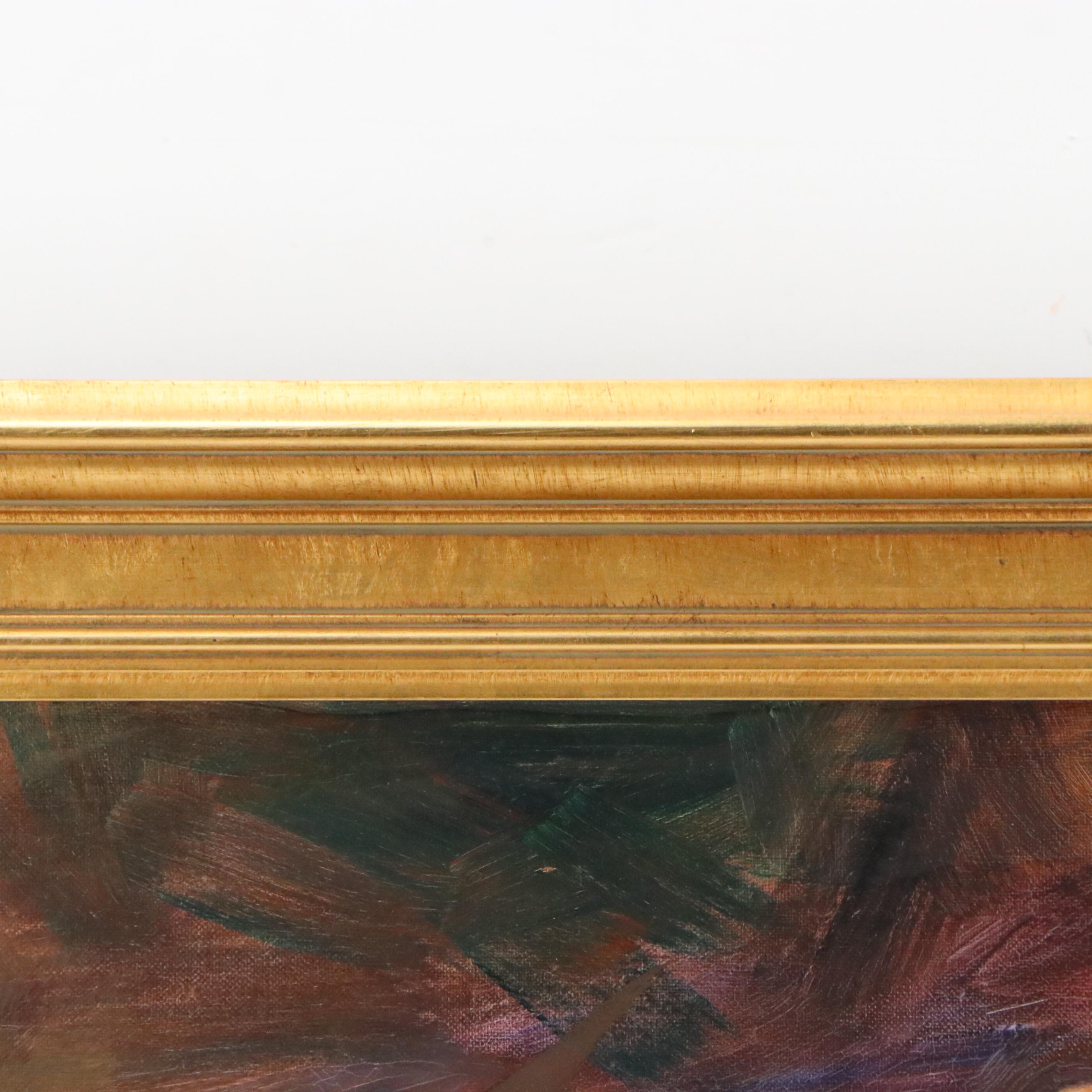 David Moeller Oil Painting of Reclining Nude, 1994