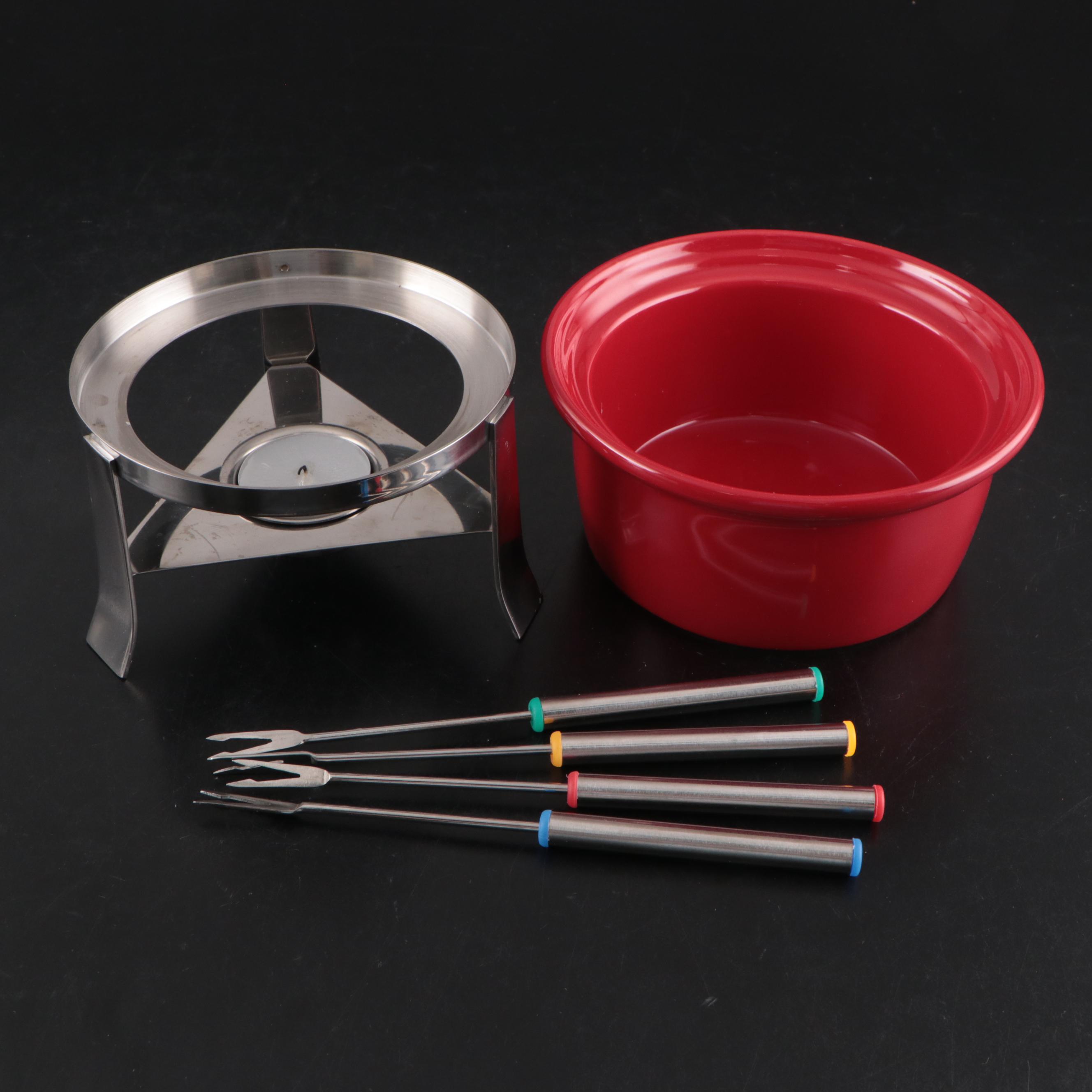 Chantal Fondue Set with KitchenAid Electric Mixer and More