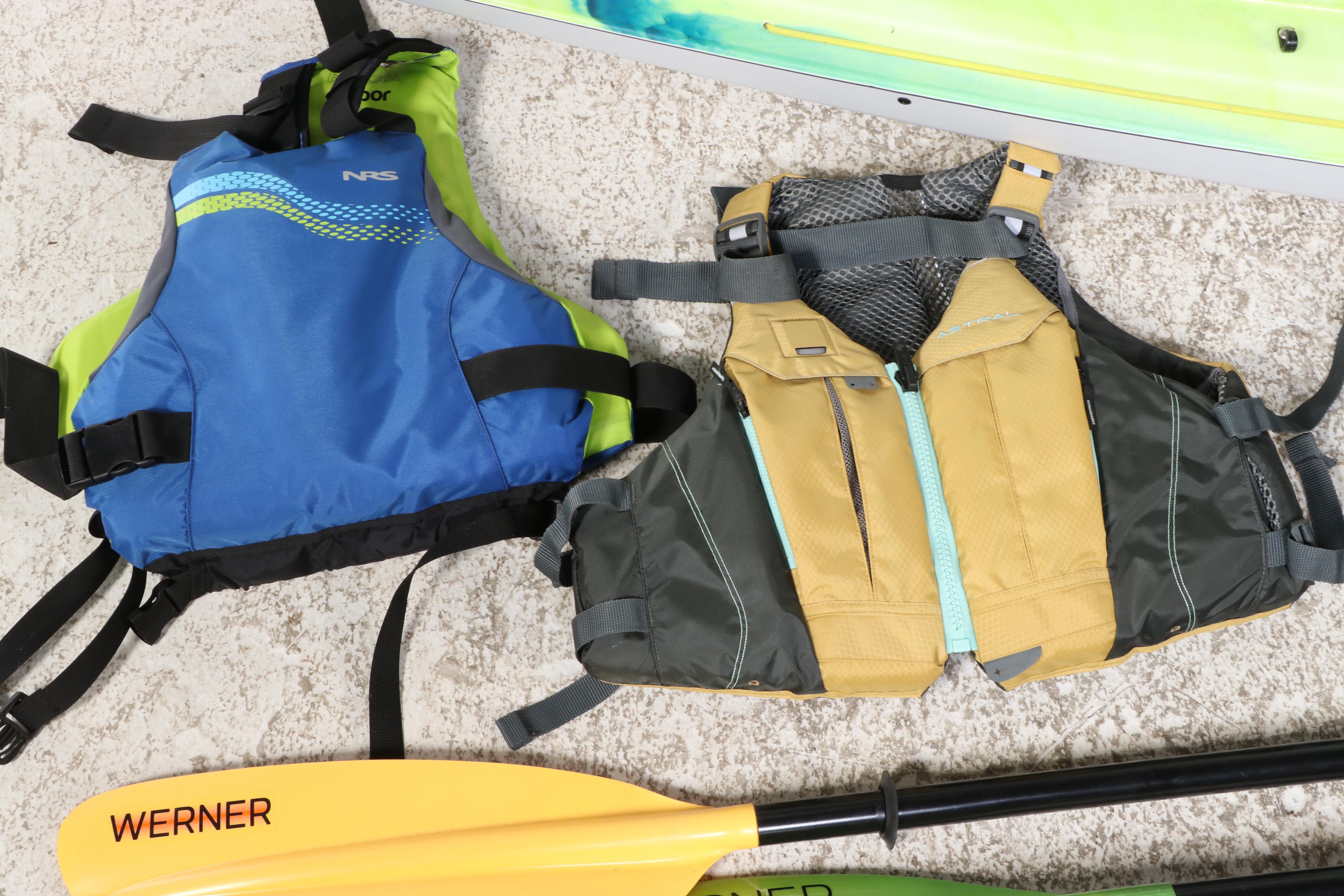 Pelican Premium Ram X Premium Kayak with Werner Paddles and More