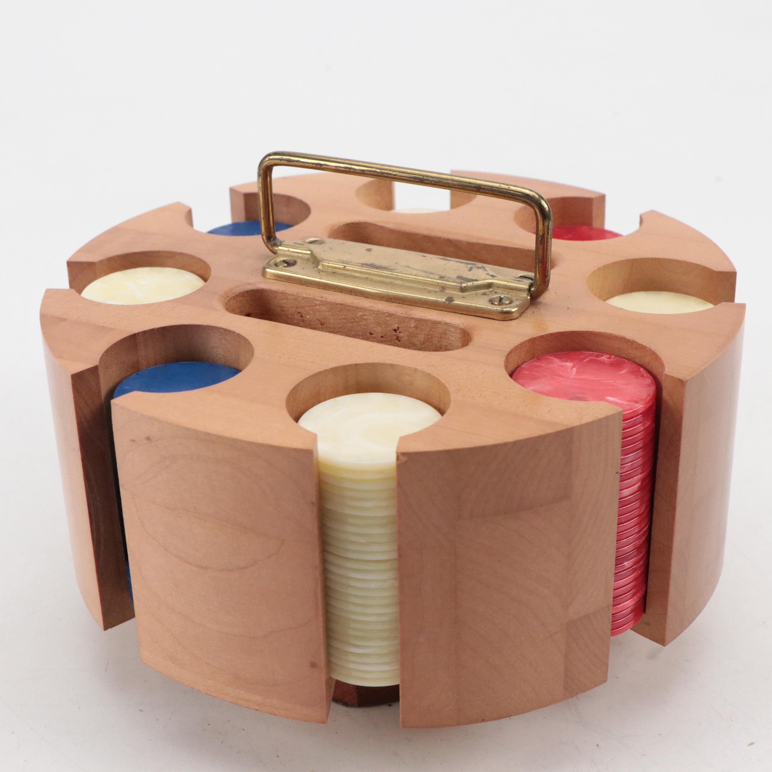 Sport Craft Dart Board with Backgammon, Poker Chips and More